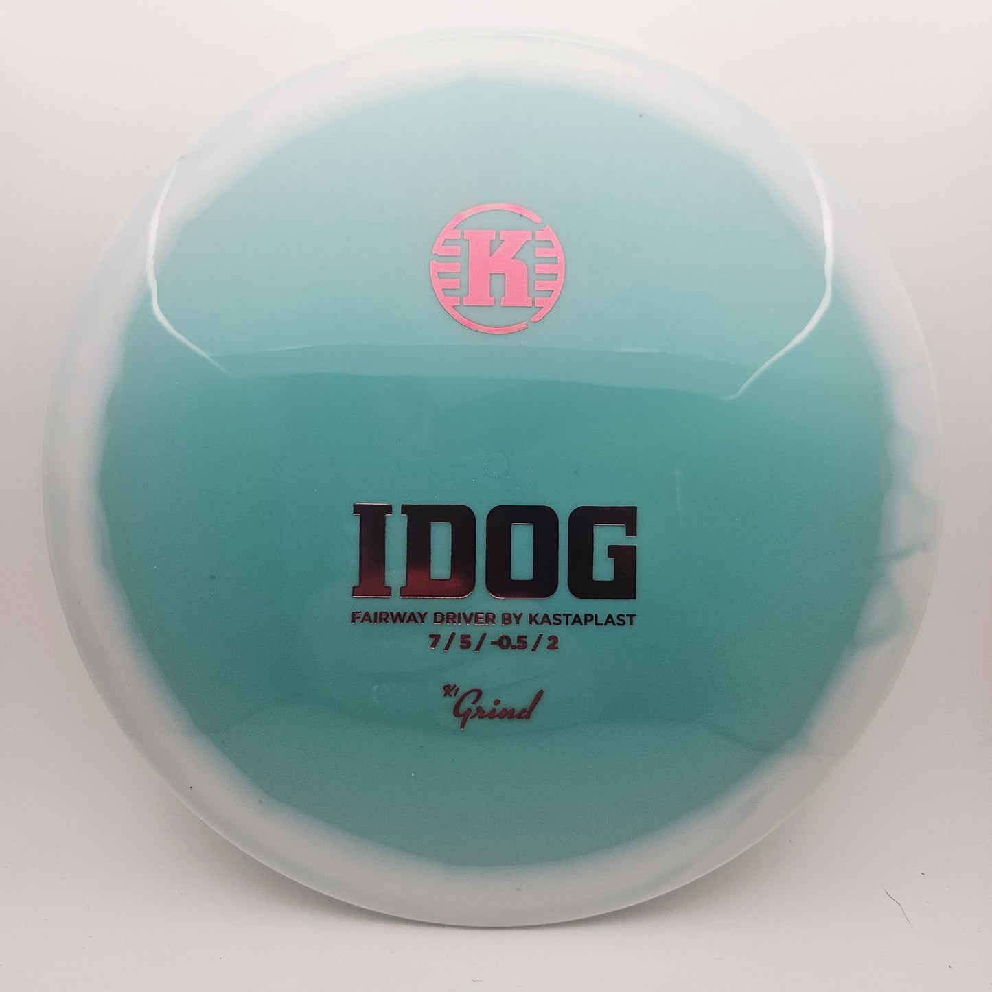 #12765 172g Teal / White K1 Grind Idog