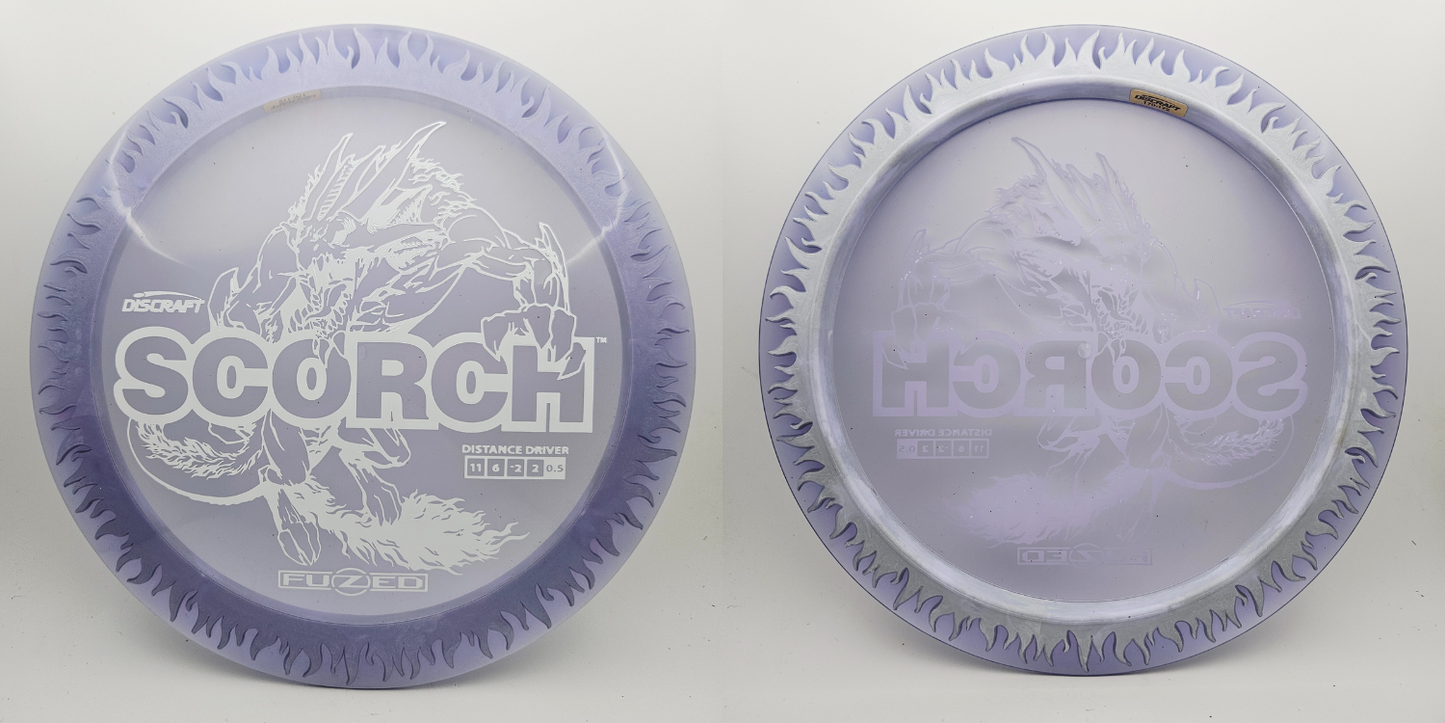 #14402 170-172g Purple / Grey, Flames FuZed Scorch