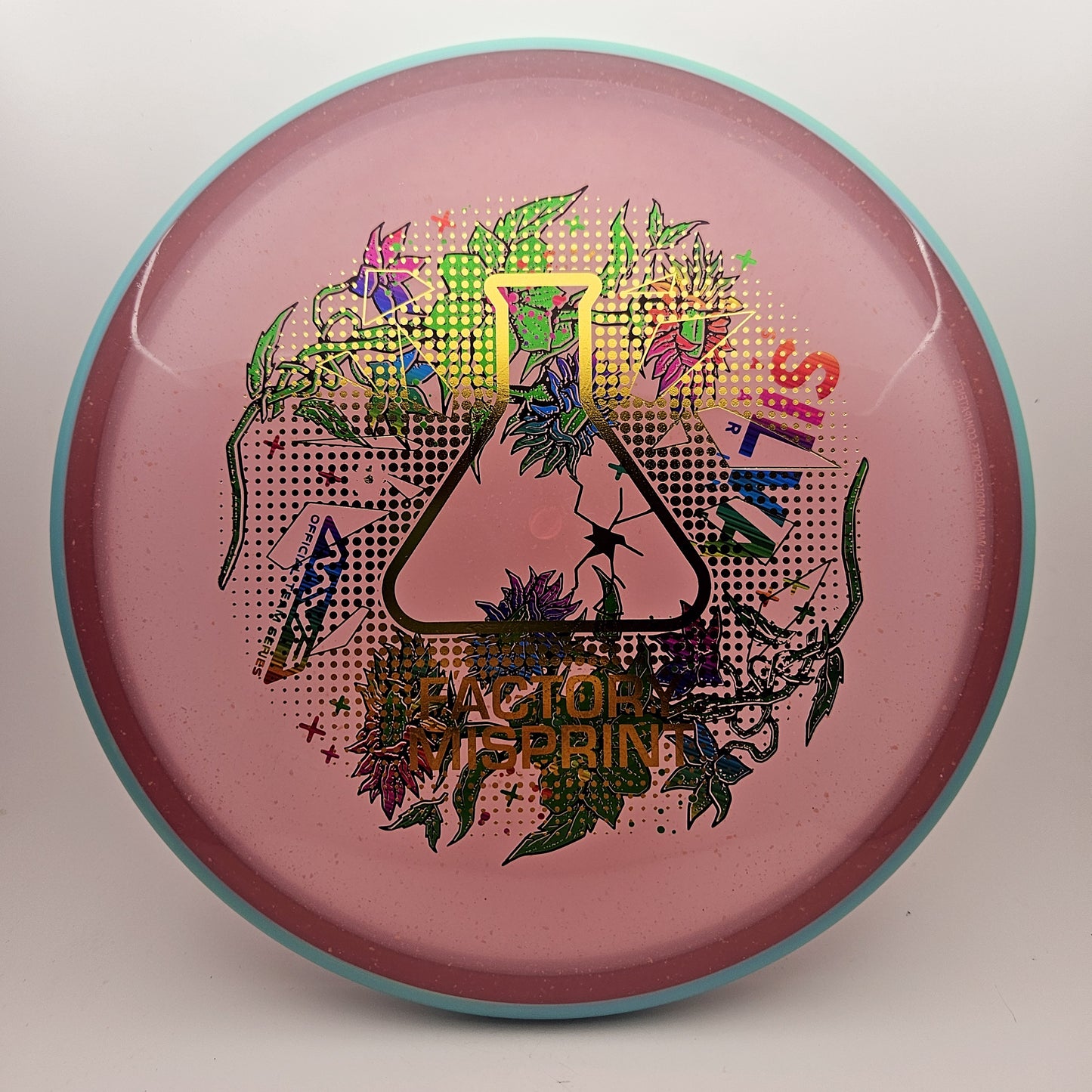 #12668 170g Pink / Blue, Misprint Particle Glow Proton Soft Proxy - Misprint