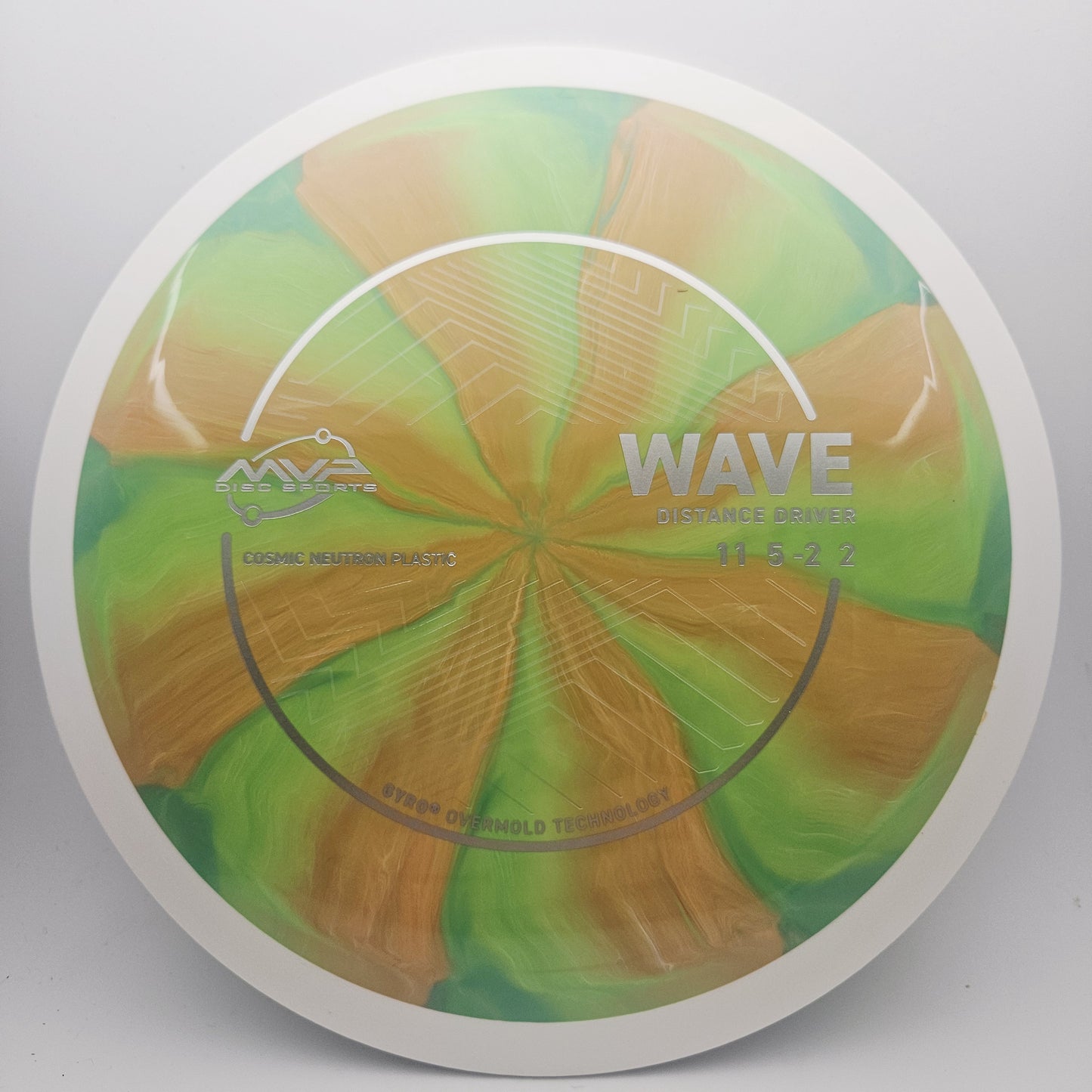 #19018 162g Green / Orange PLC Cosmic Neutron Wave