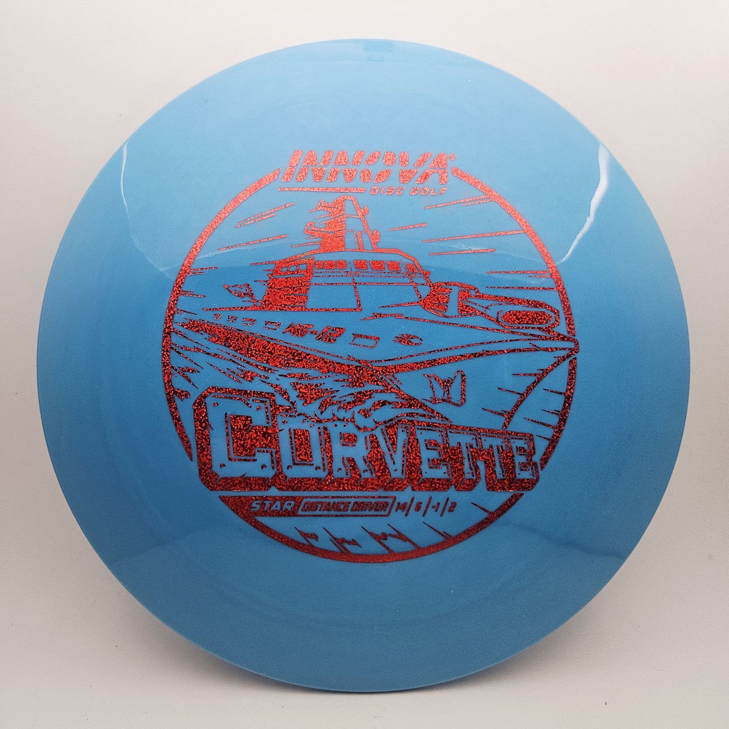 #18128 171g Blue Star Corvette