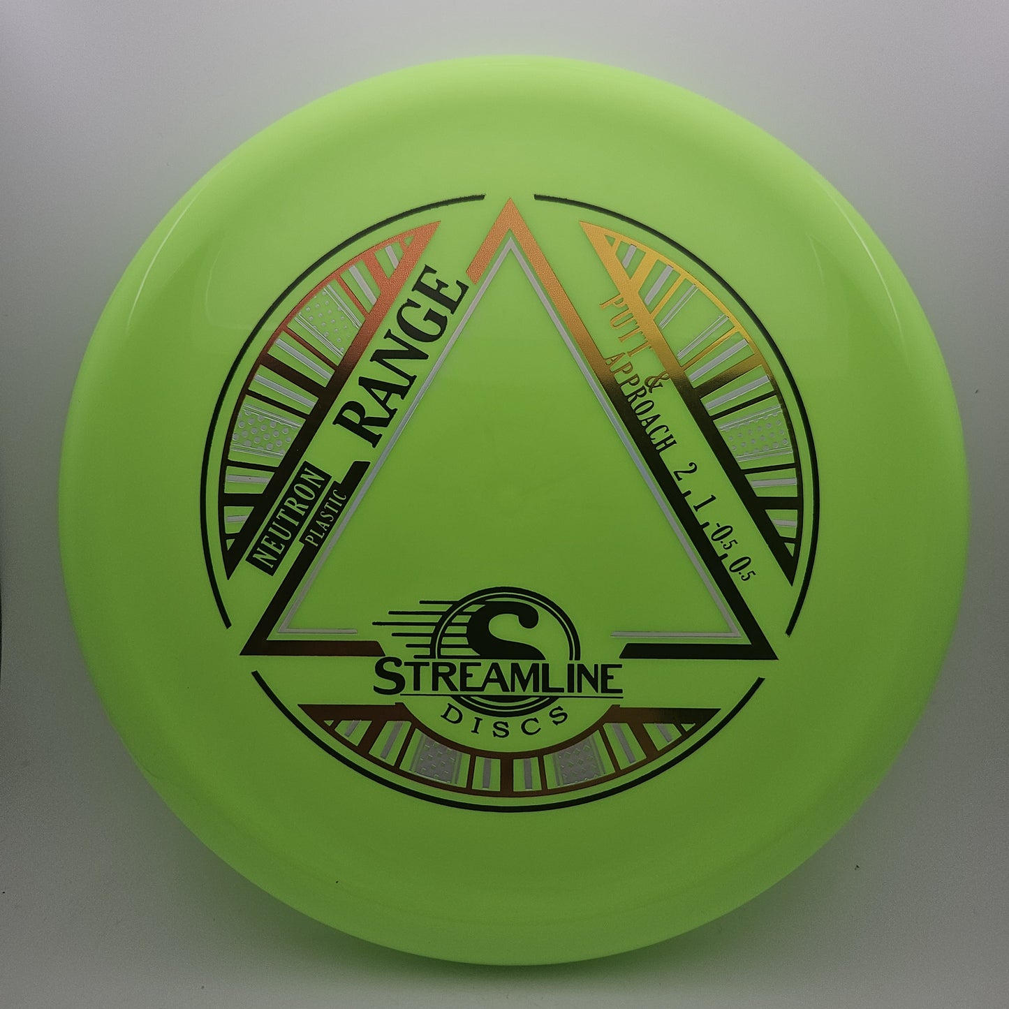 #12639 174g Dayglo, Orange Foil Neutron Range