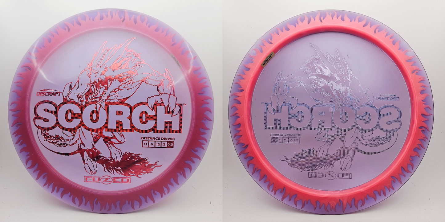 #14410 170-172g Purple / Pink, Flames FuZed Scorch