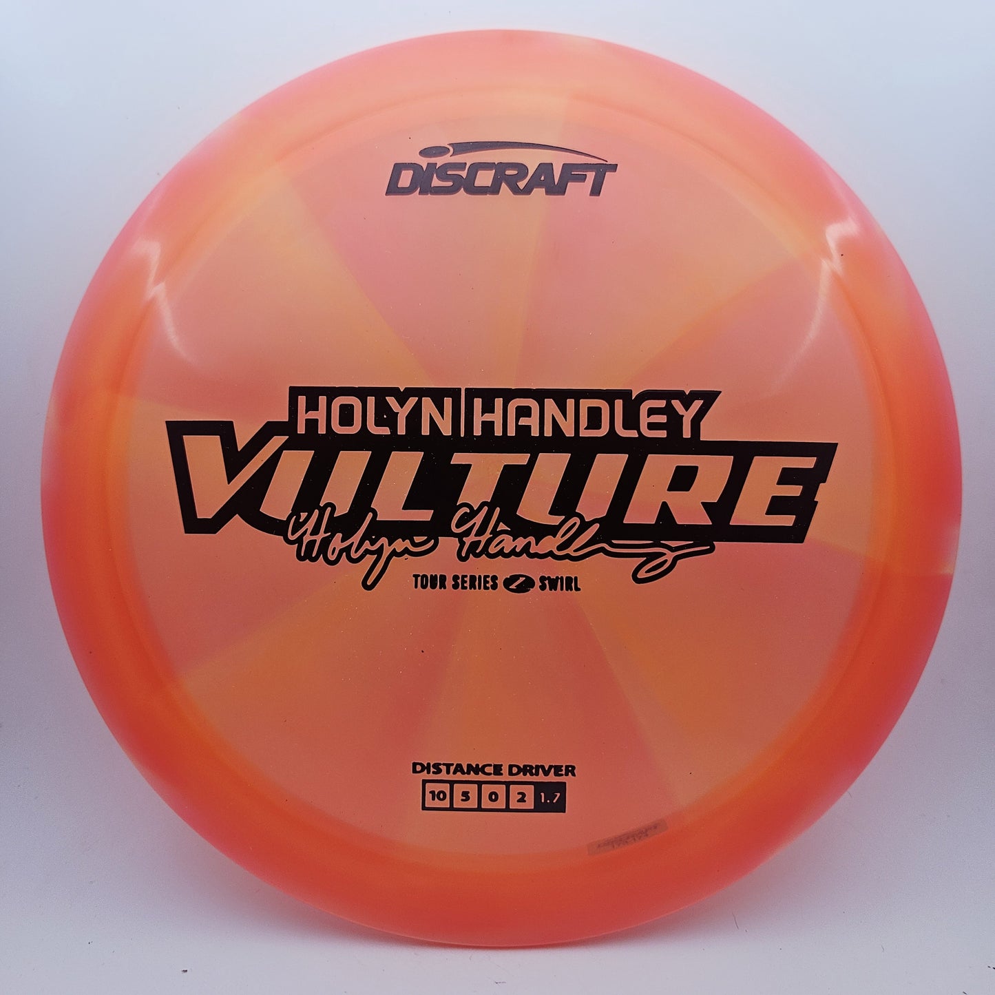 #12860 173-174g Peach, Holyn Handley Tour Series 2025 Z Swirl Vulture