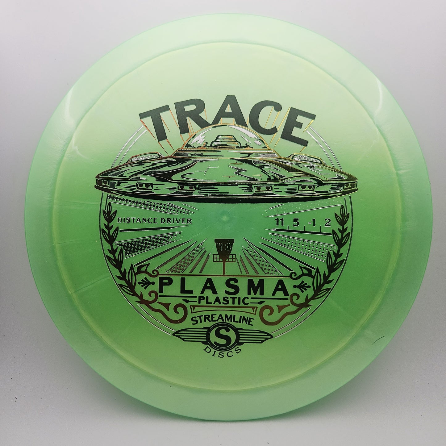 #14262 175g Green Plasma Trace