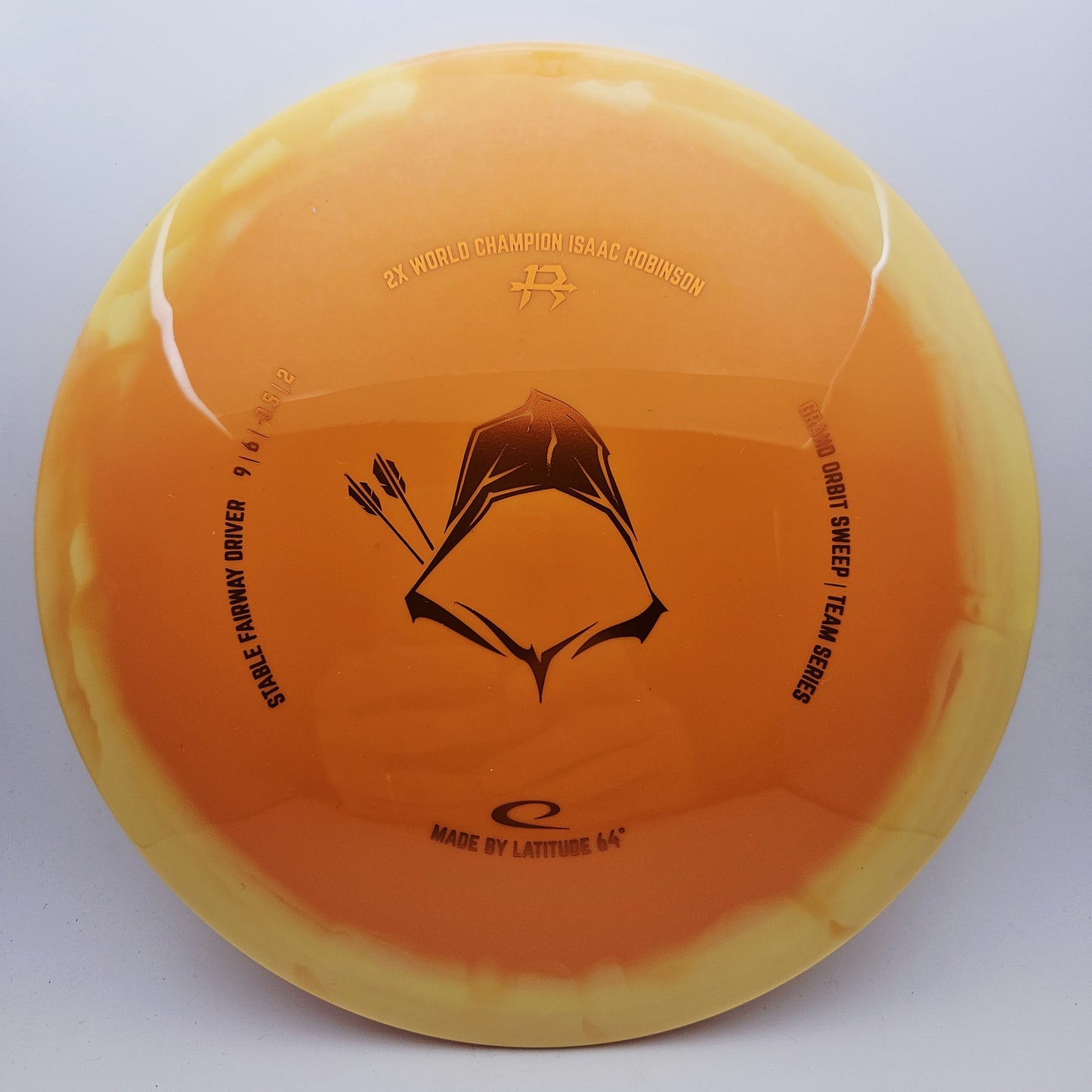 #13872 174g Orange / Orange, Isaac Robinson Team Series Royal Grand Orbit Sweep