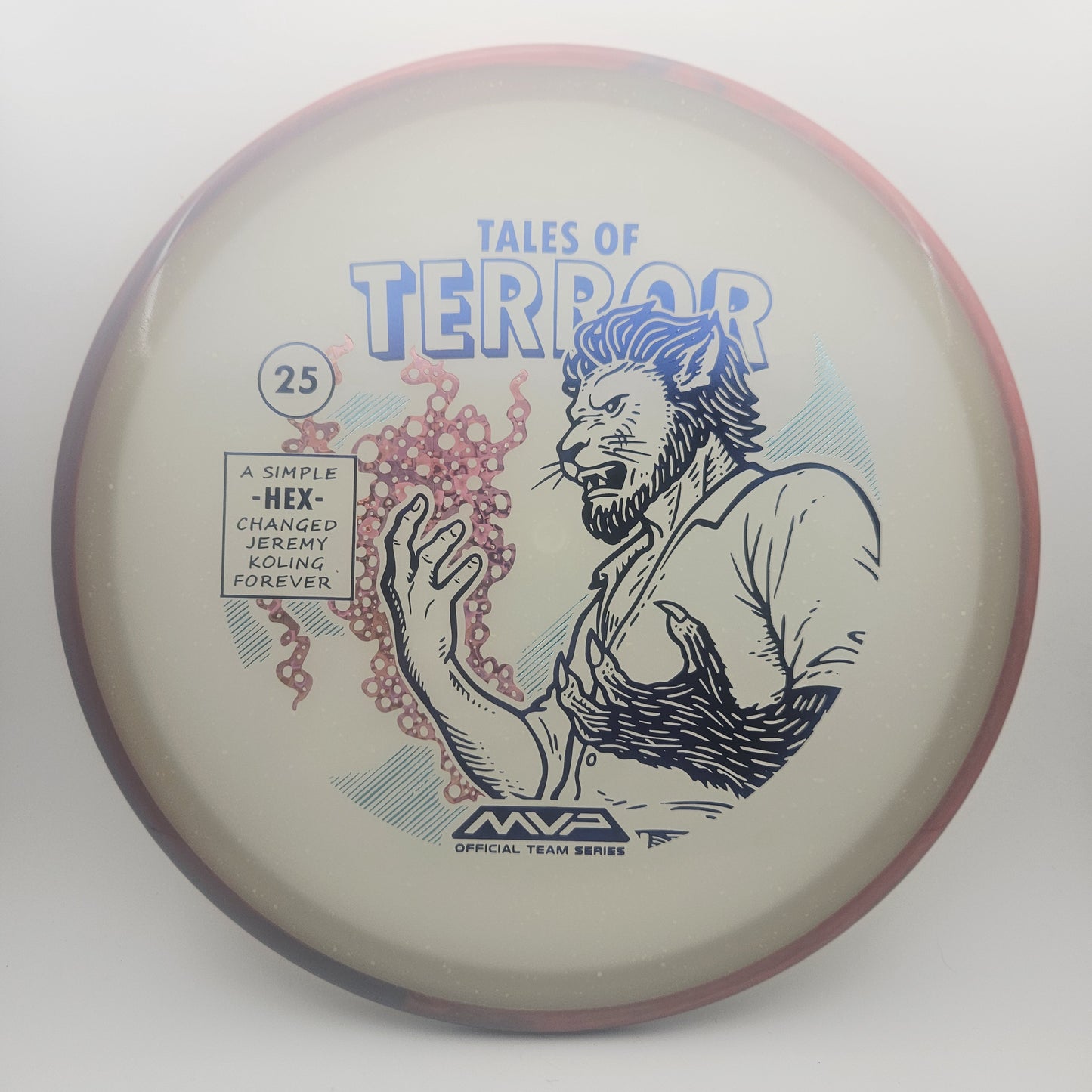 #15493 176g Purple / Blue Glow, Tales of Terror - Halloween 2025 - Jeremy Koling Particle Eclipse Hex