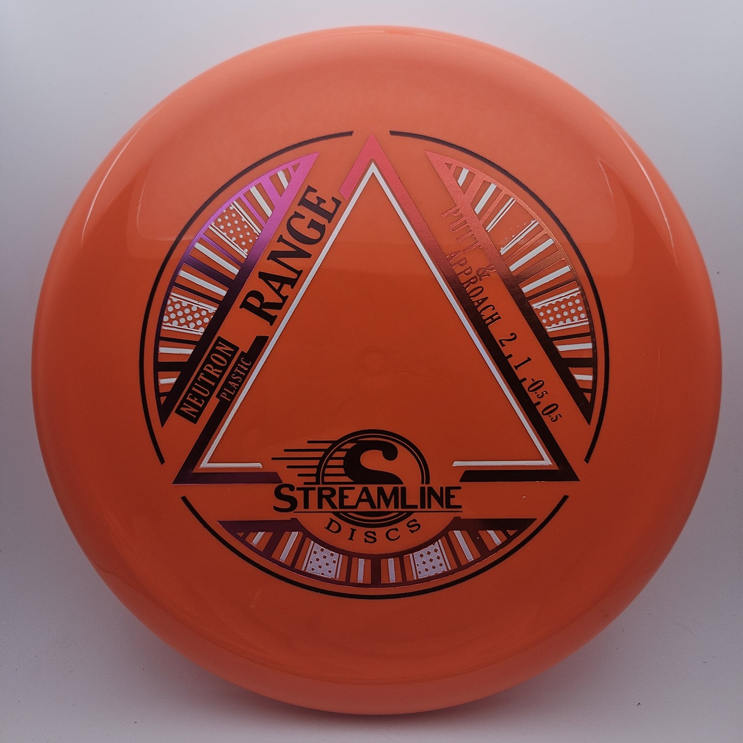 #12630 174g Orange, Purple Foil Neutron Range