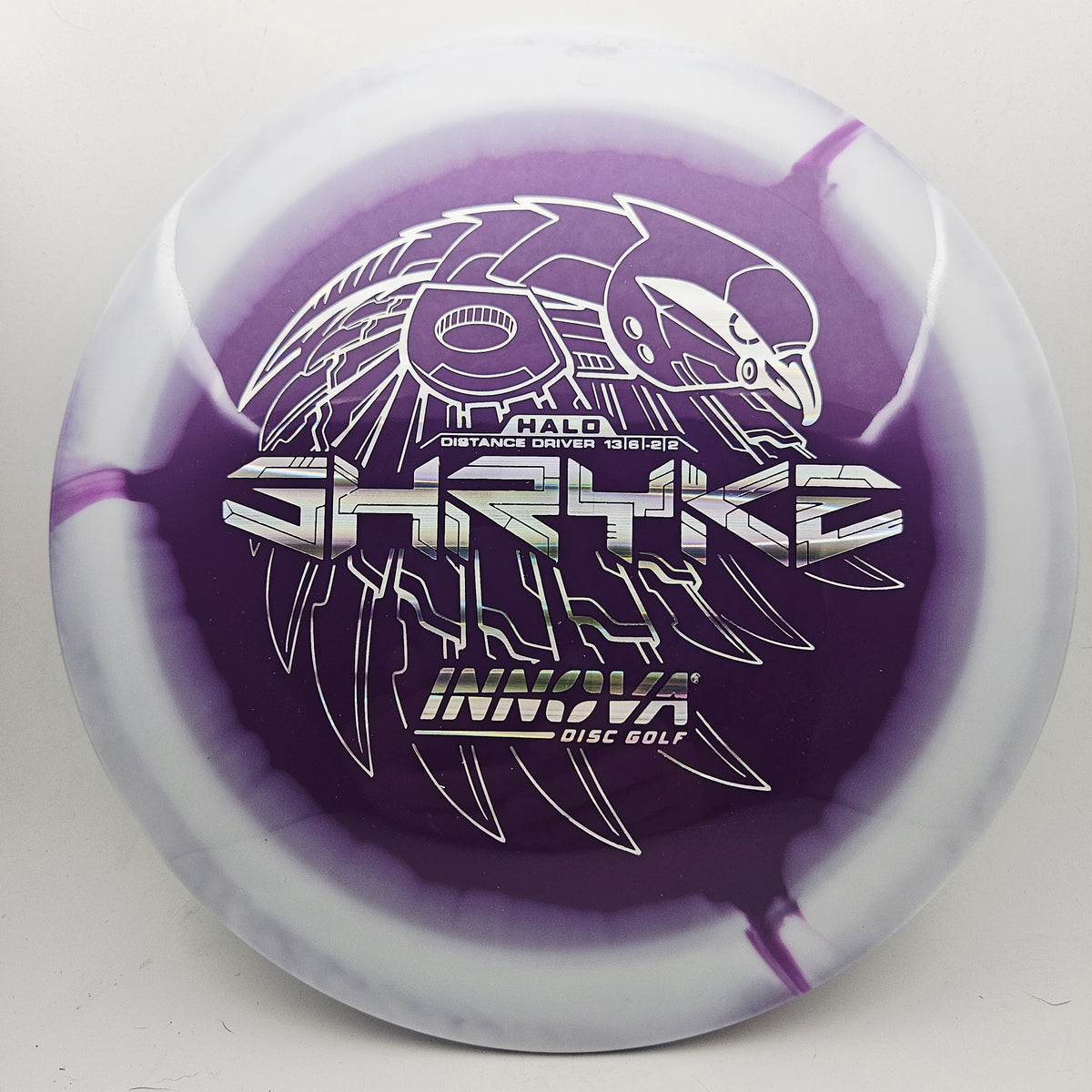 #19681 171g Purple / White Halo Star Shryke