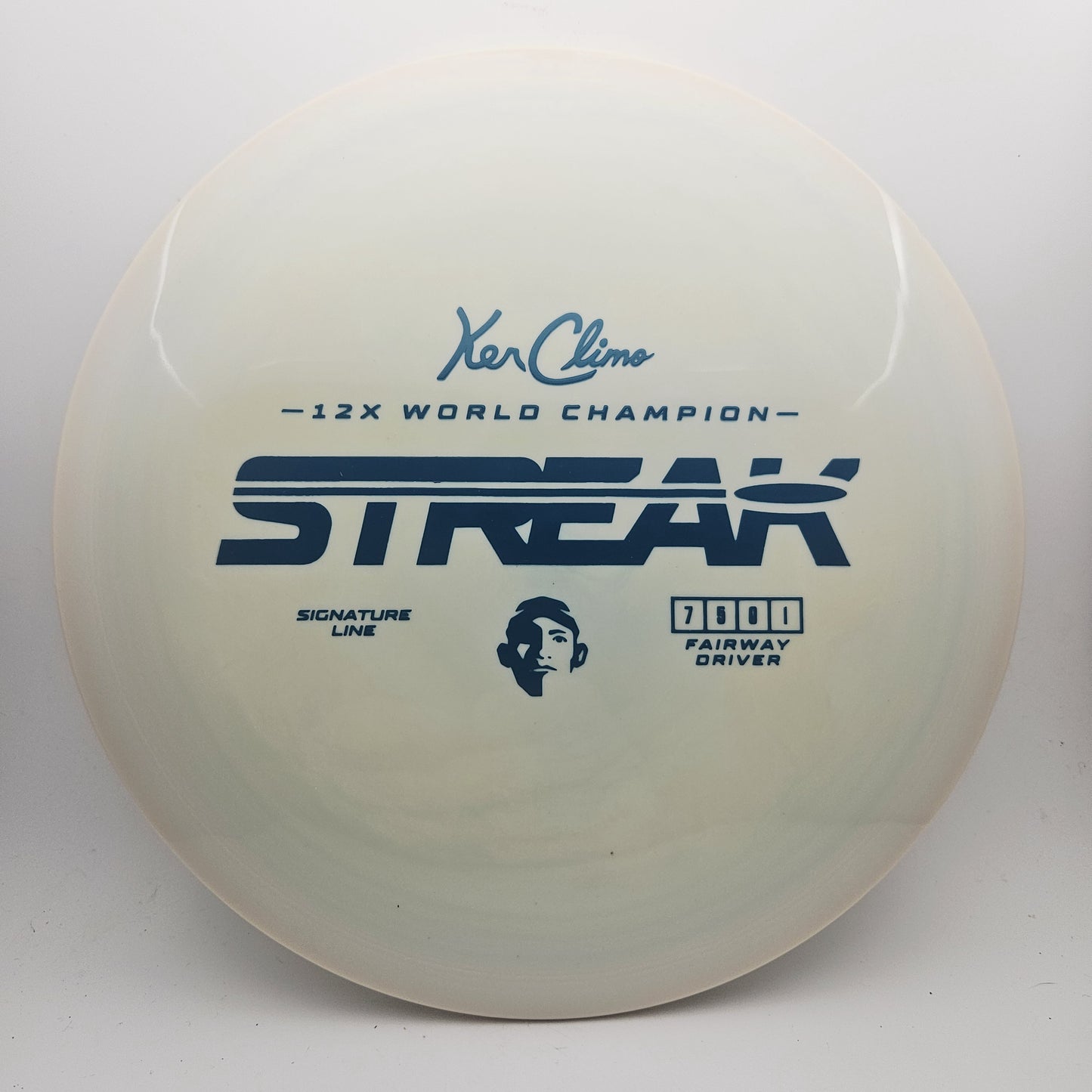#17755 174g White Signature Streak