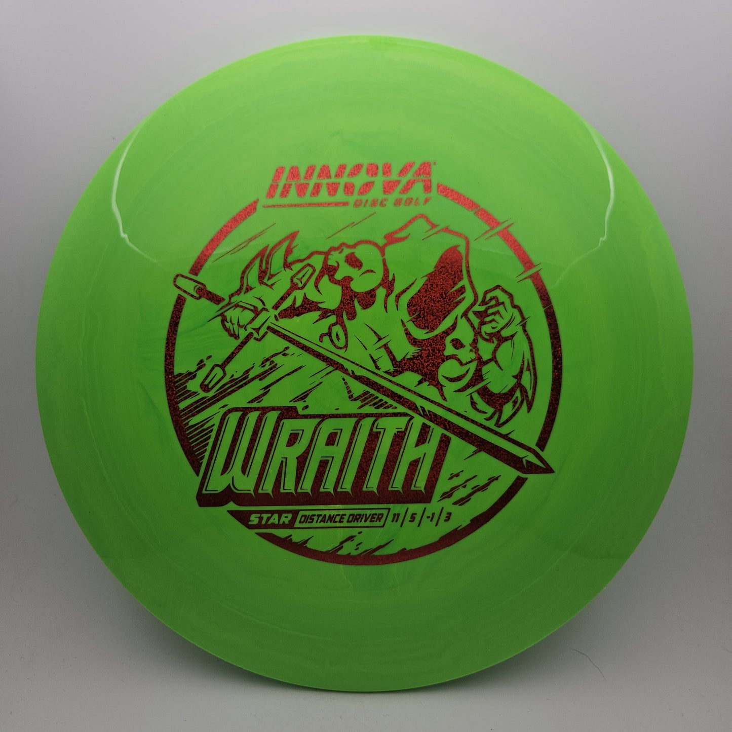 #11660 173-175g Green Star Wraith