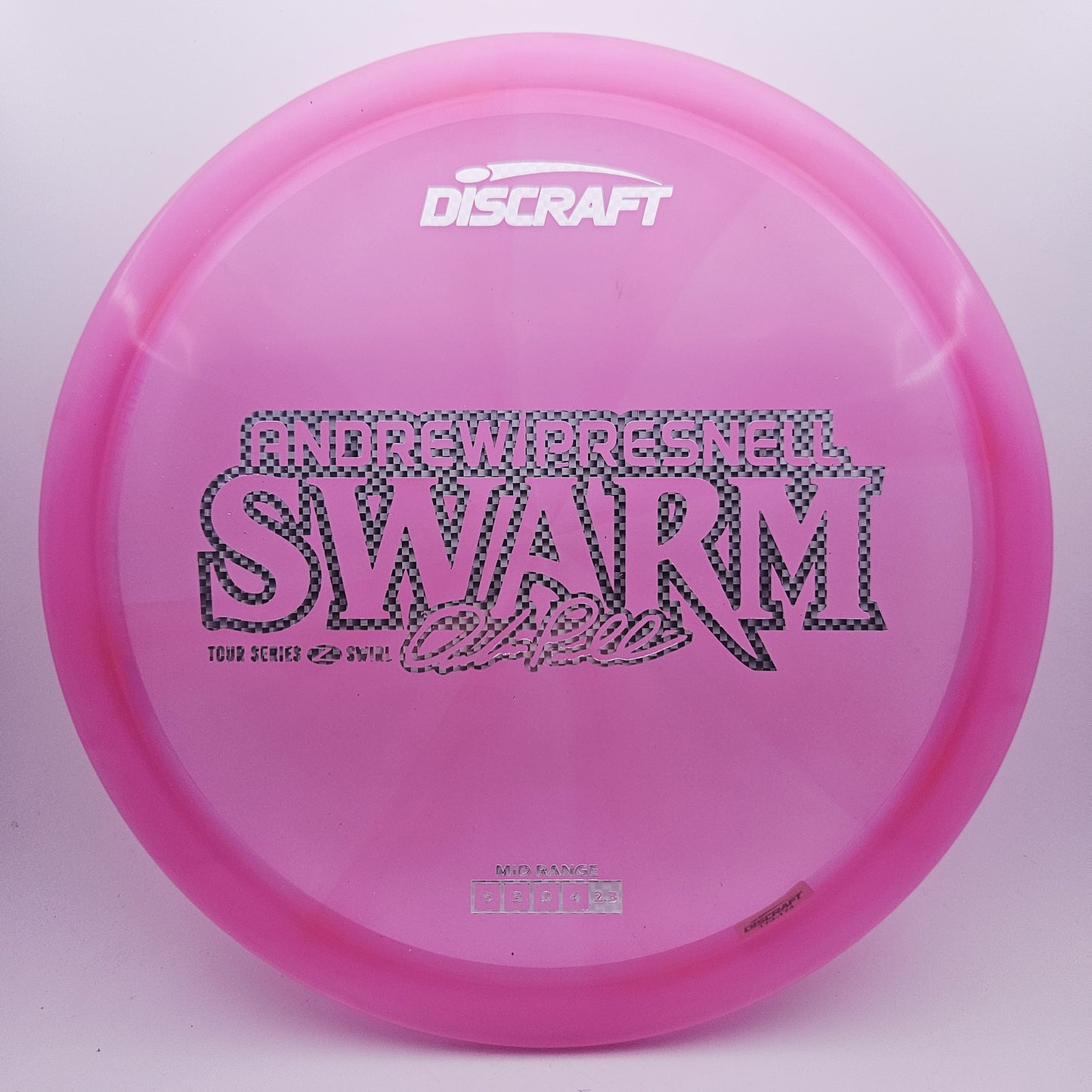#13601 173-174g Pink, Andrew Presnell Tour Series 2025 Z Swirl Swarm