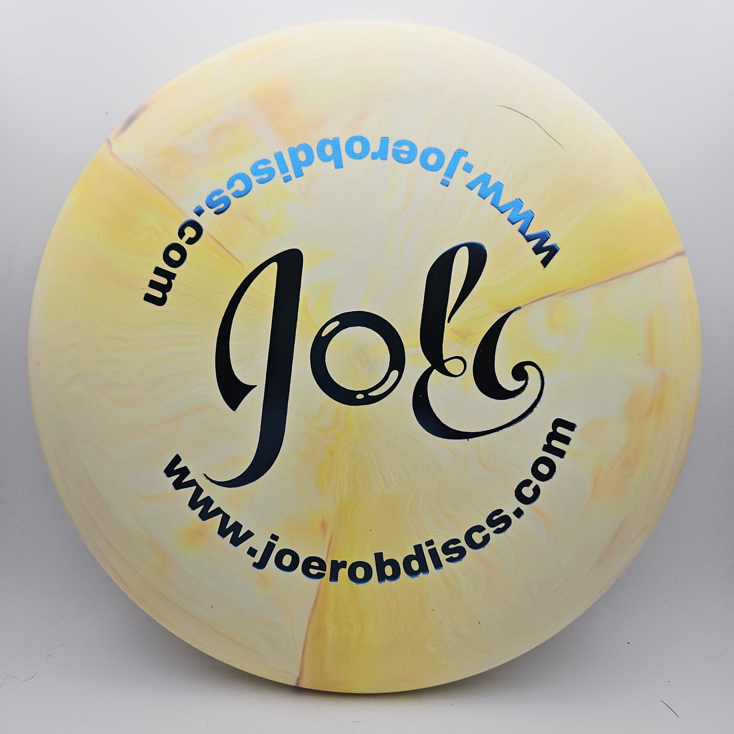 #15294 173-174g Yellow, Blue Foil, JRDG JRDG CT Swirl Luna