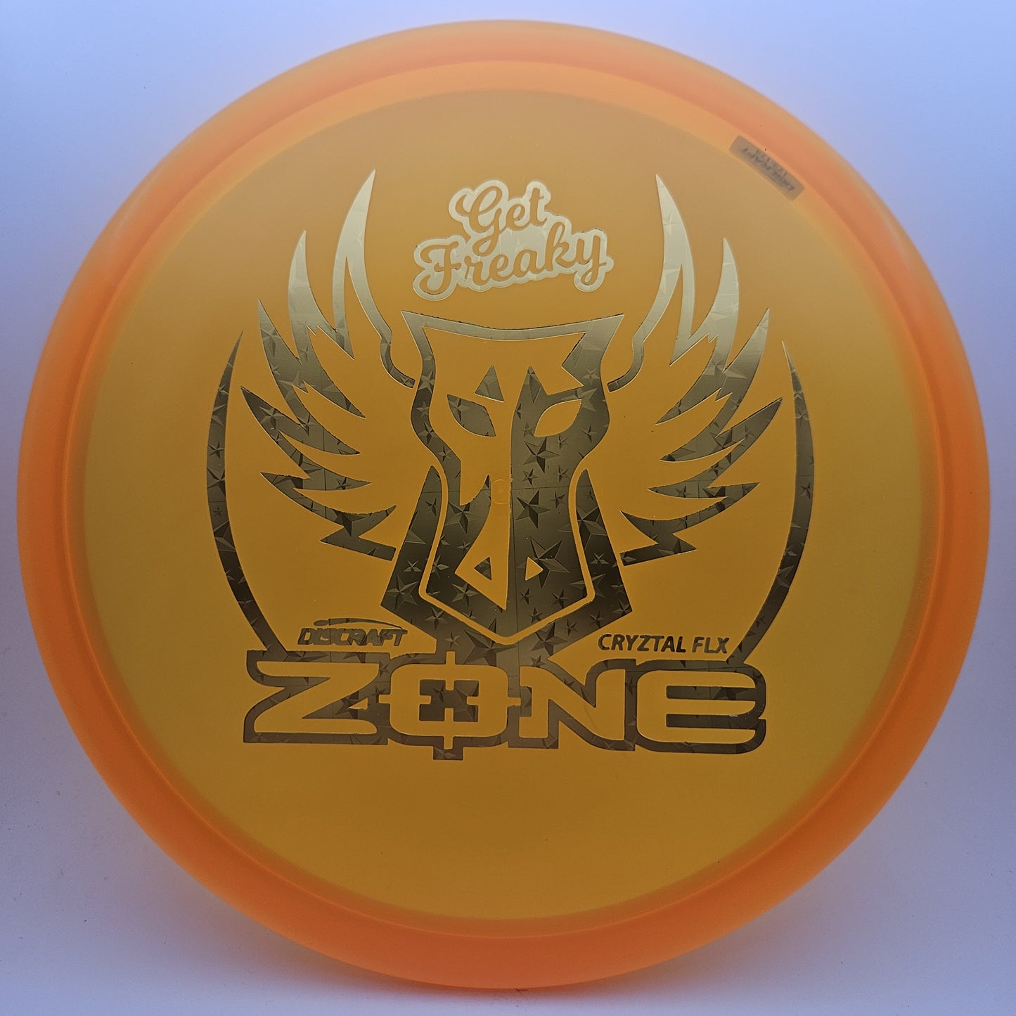 #10096 173-174g Orange, Gold Stars Foil, Get Freaky CryZtal Flx Zone