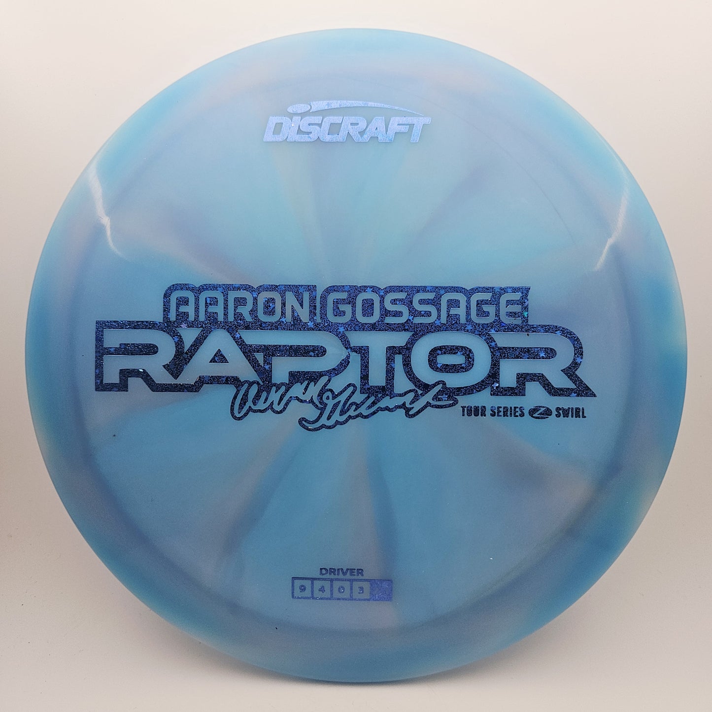 #14124 173-174g Blue, Aaron Gossage Tour Series Z Swirl Raptor