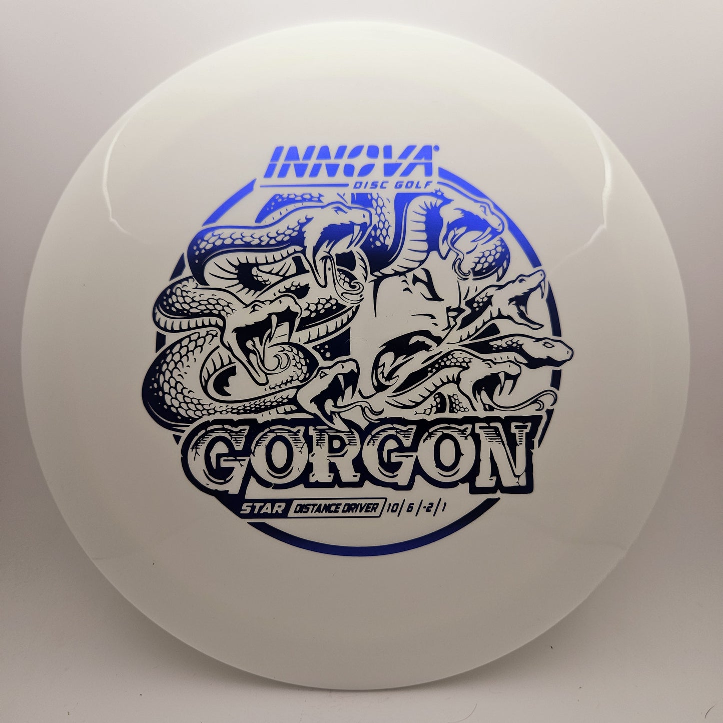 #12395 173-175g White Star Gorgon