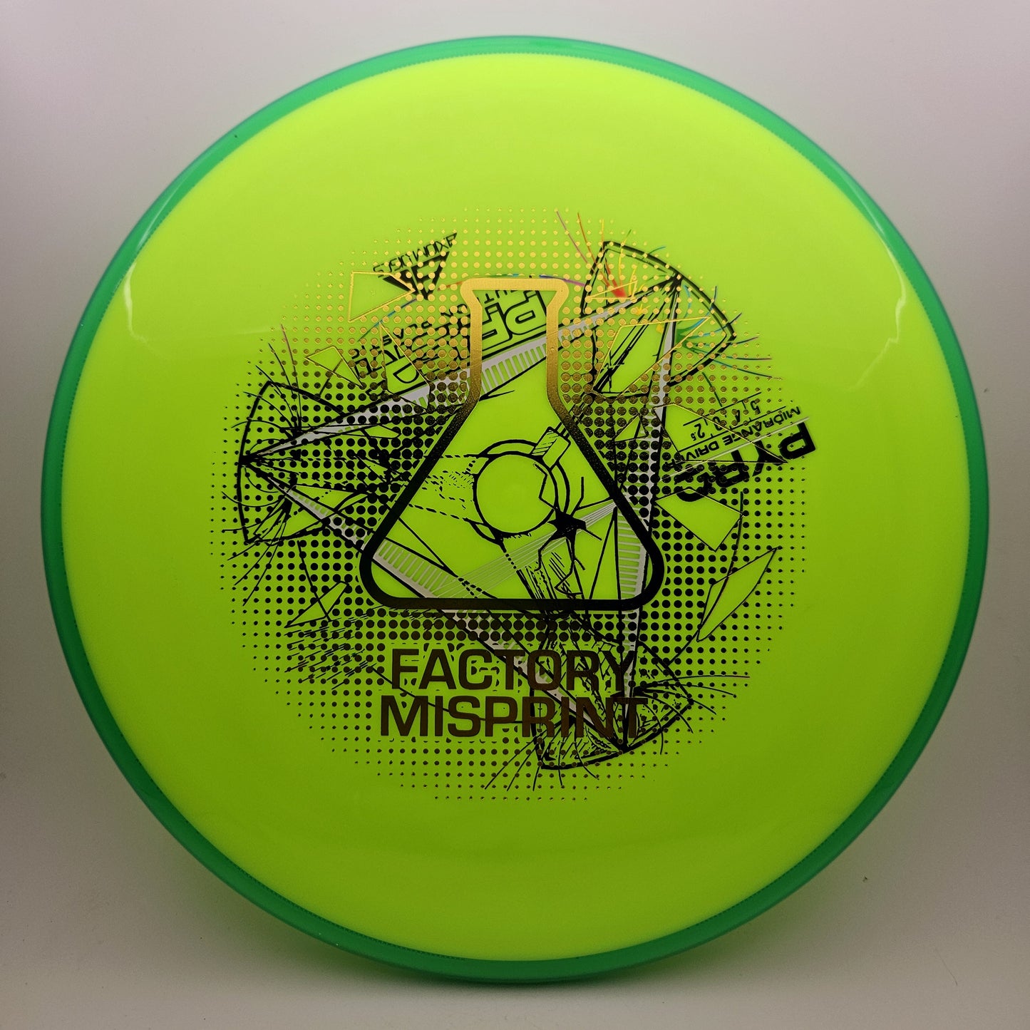 #12674 178g Dayglo / Green, Misprint Prism Neutron Pyro - Misprint