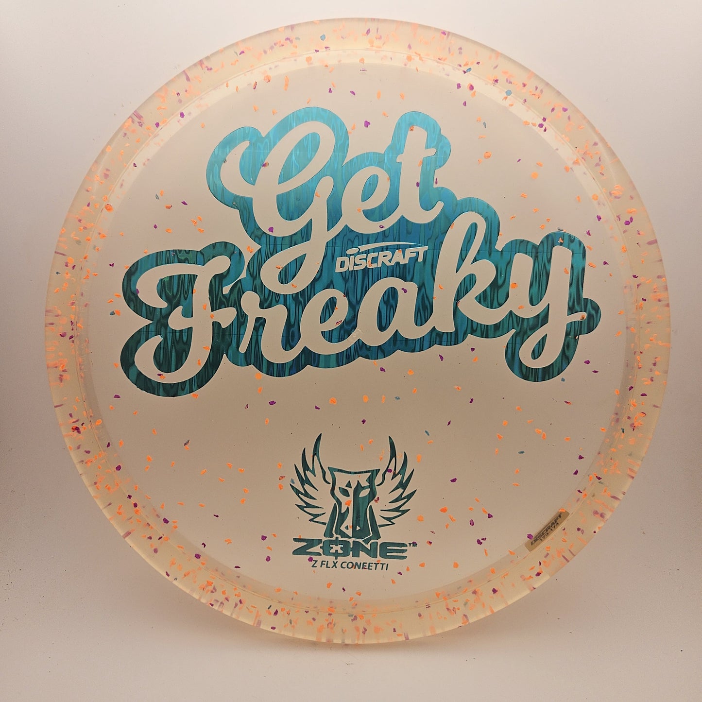 #12031 173-174g Peach, Blue Oil Foil, Get Freaky Z Flx Confetti Zone