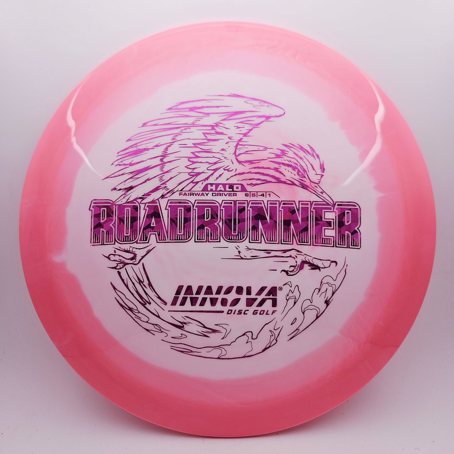#13264 161g White / Pink Halo Star Roadrunner