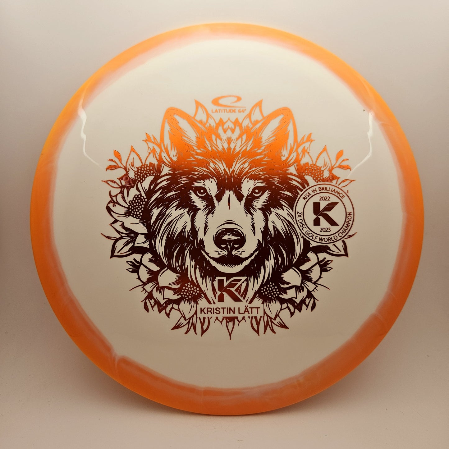#11999 175g Orange / White, Kristin Latt Team Series 2025 Grand Orbit Grace