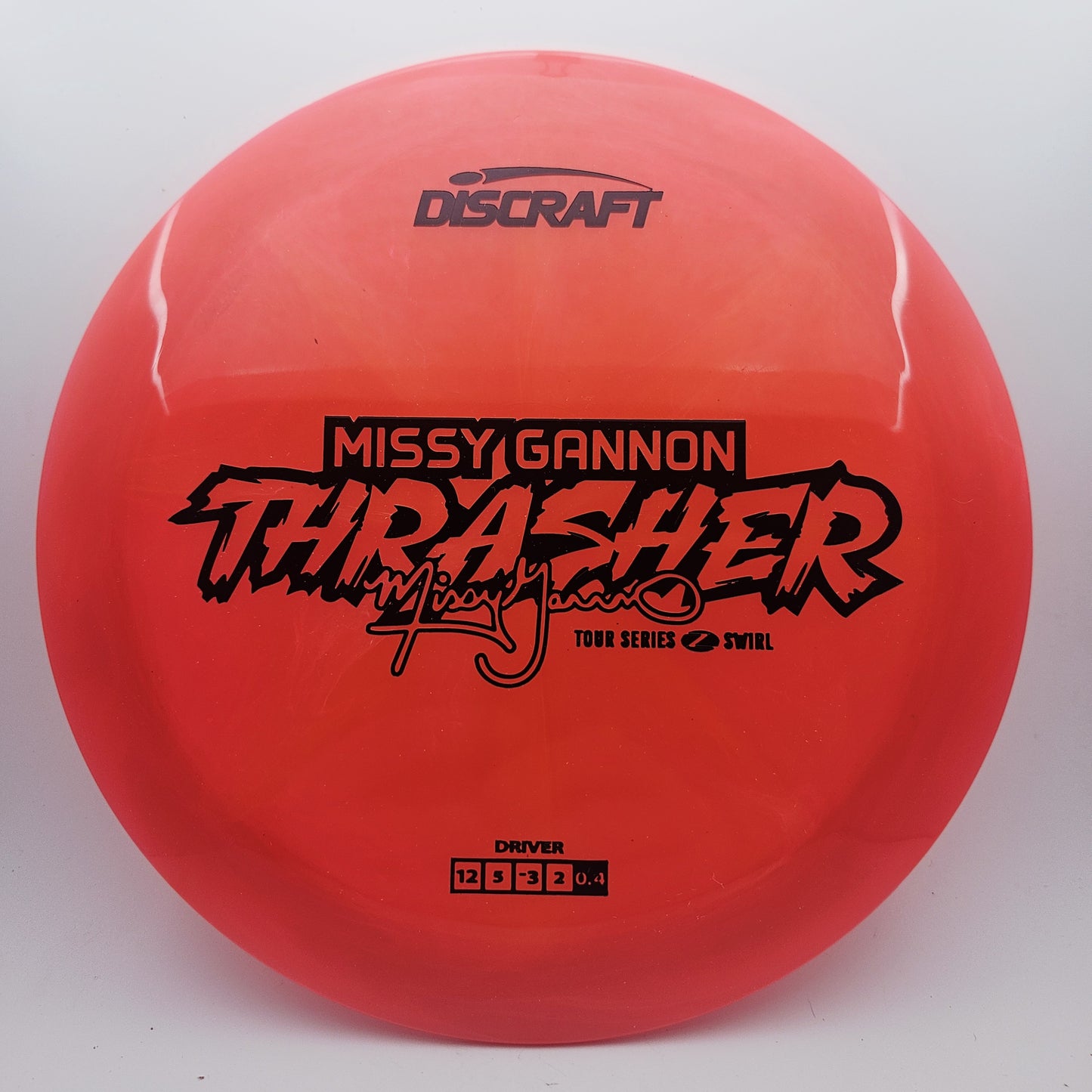 #12862 173-174g Red, Missy Gannon Tour Series 2025 Z Swirl Thrasher
