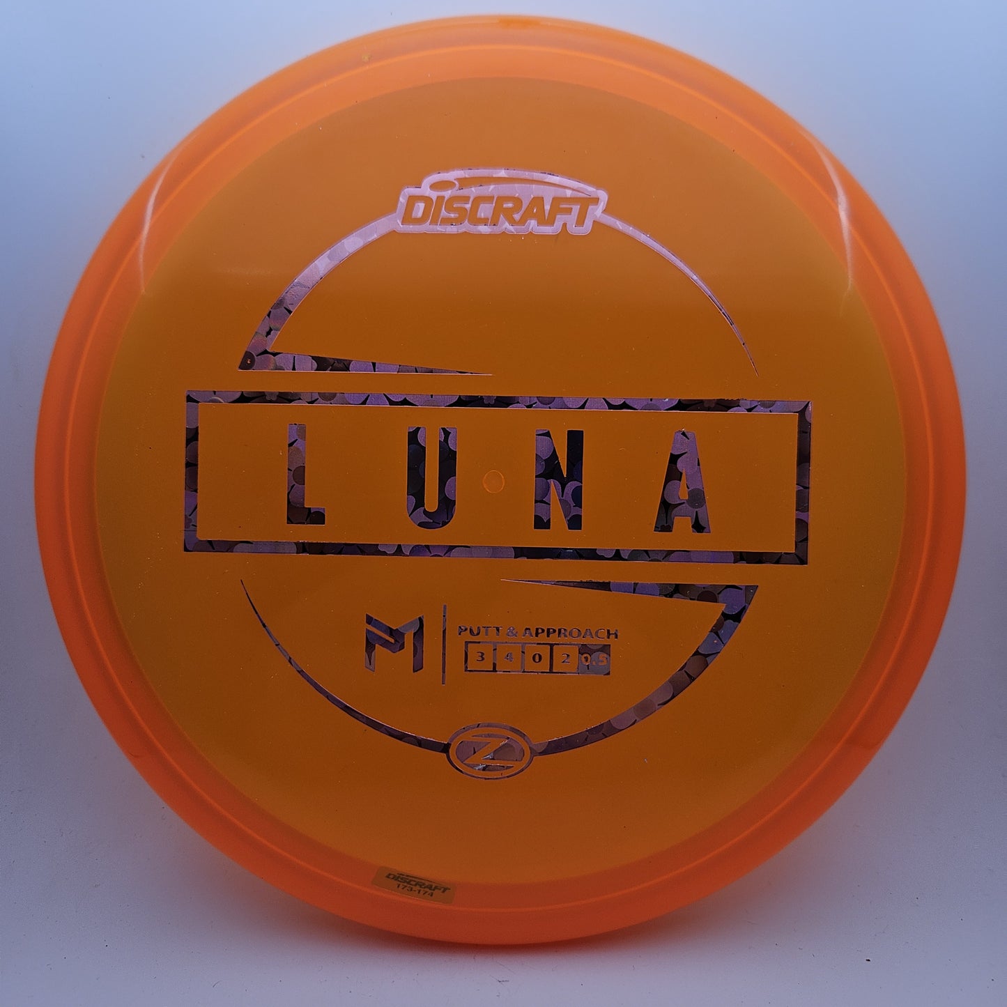 #11248 173-174g Orange Z Luna