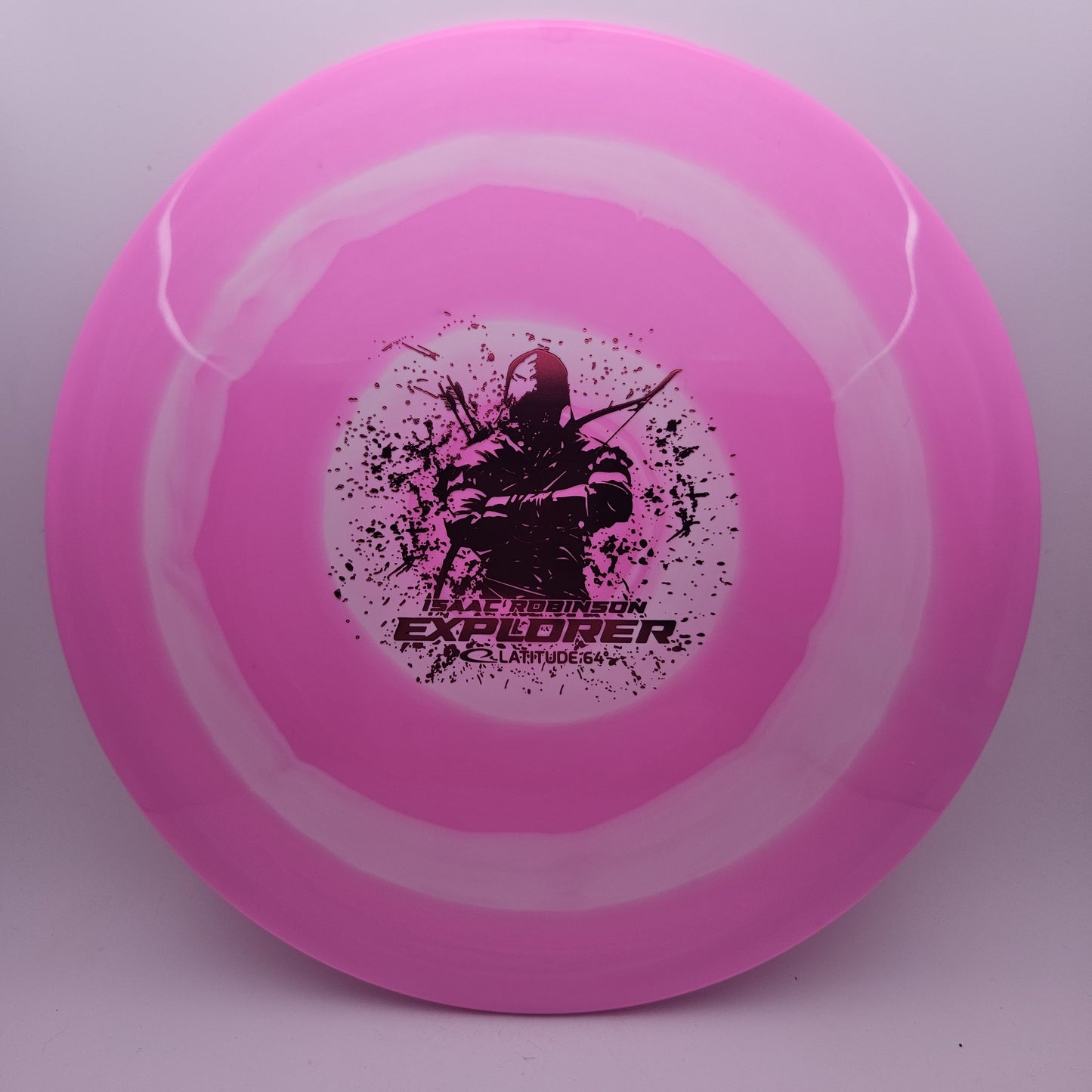#14005 173g Pink, Isaac Robinson Team Series Gold Bullseye Explorer