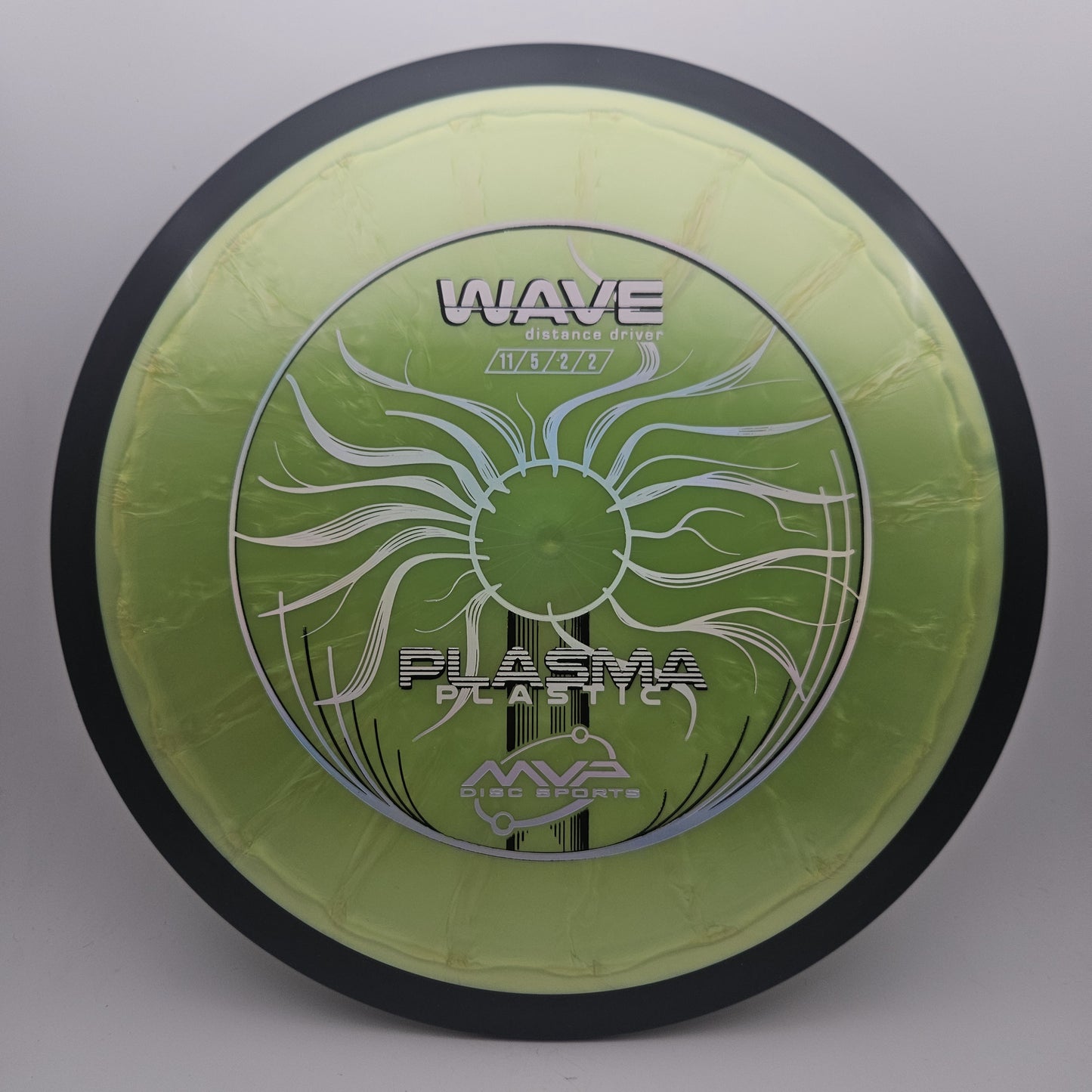 #11176 158g Green Plasma Wave