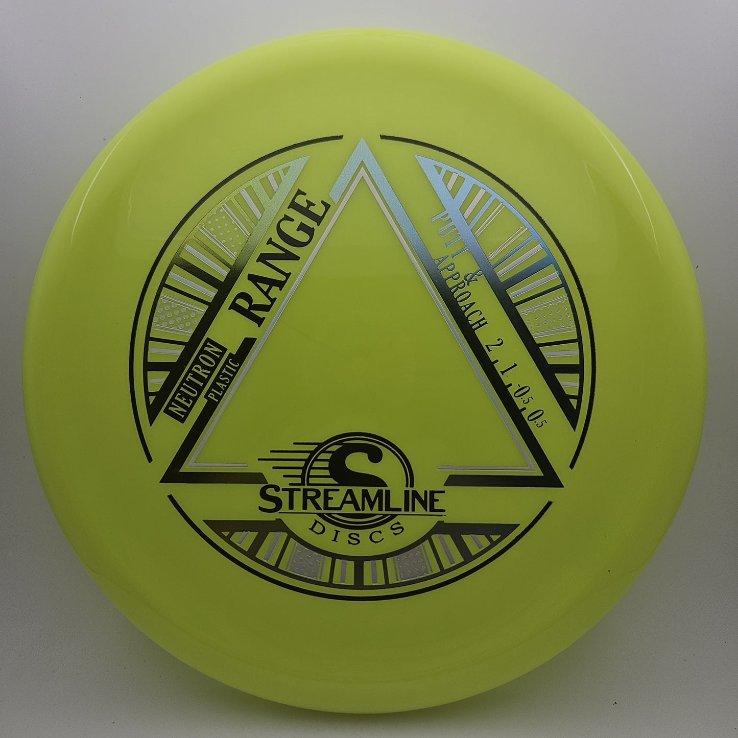 #12635 174g Yellow, Blue Foil Neutron Range