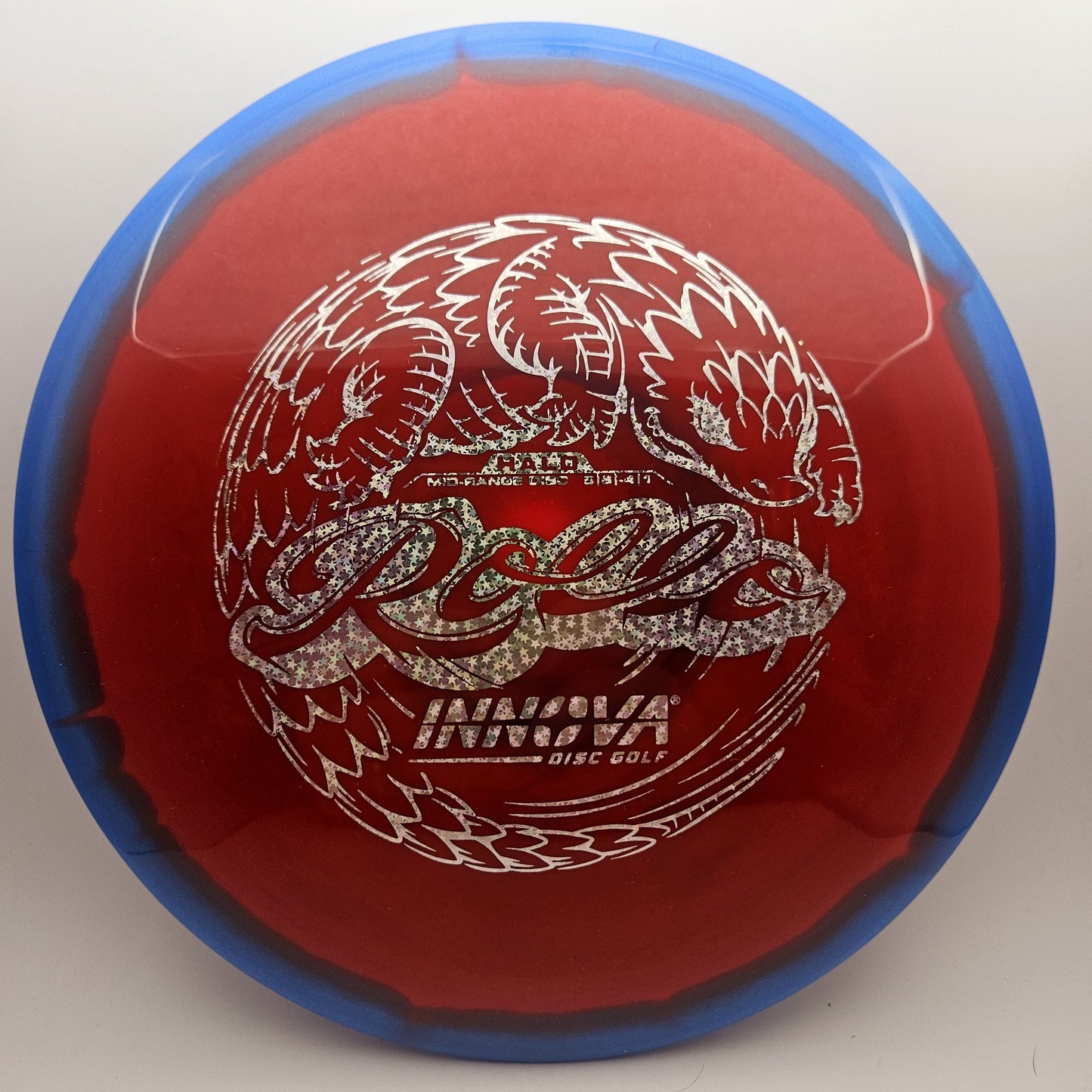 #12389 180g Red / Blue Halo Star Rollo