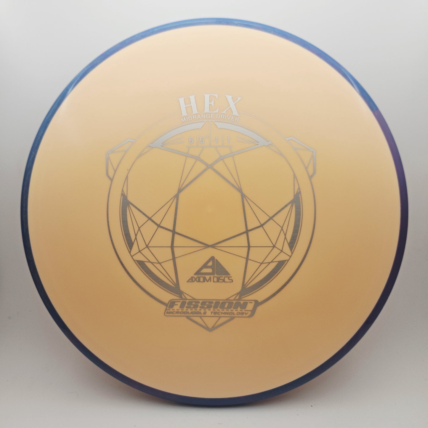 #13459 171g Peach / Blue Fission Hex