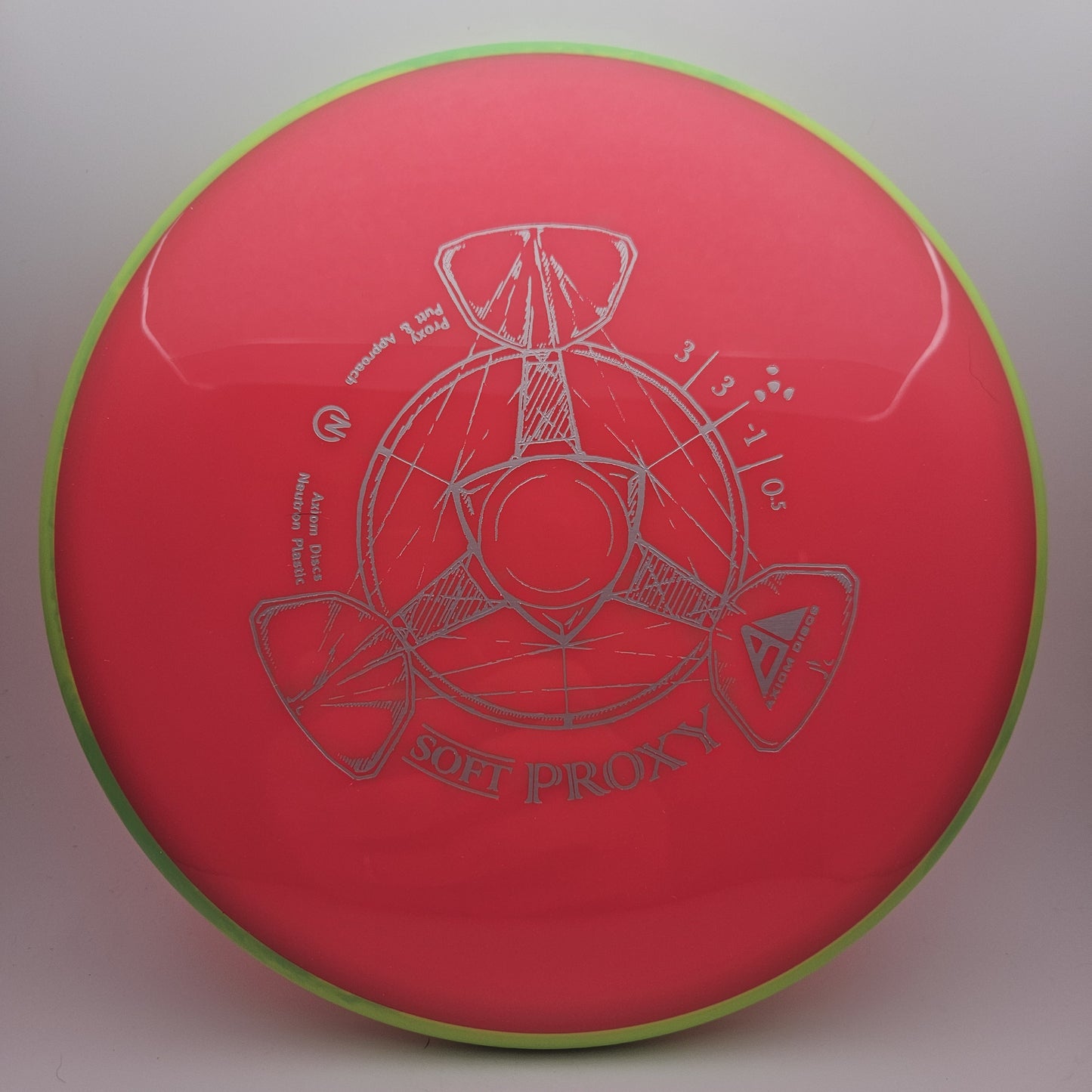 #8453 172g Pink / Green Neutron Soft Proxy