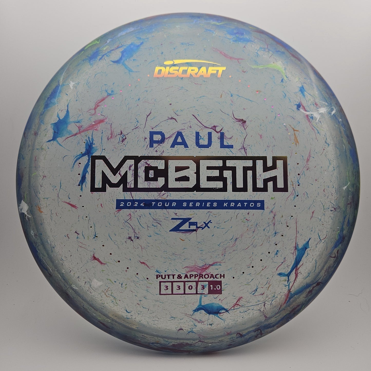 #6486 173-174g Blue, Paul McBeth Tour Series Jawbreaker Z Flx Kratos