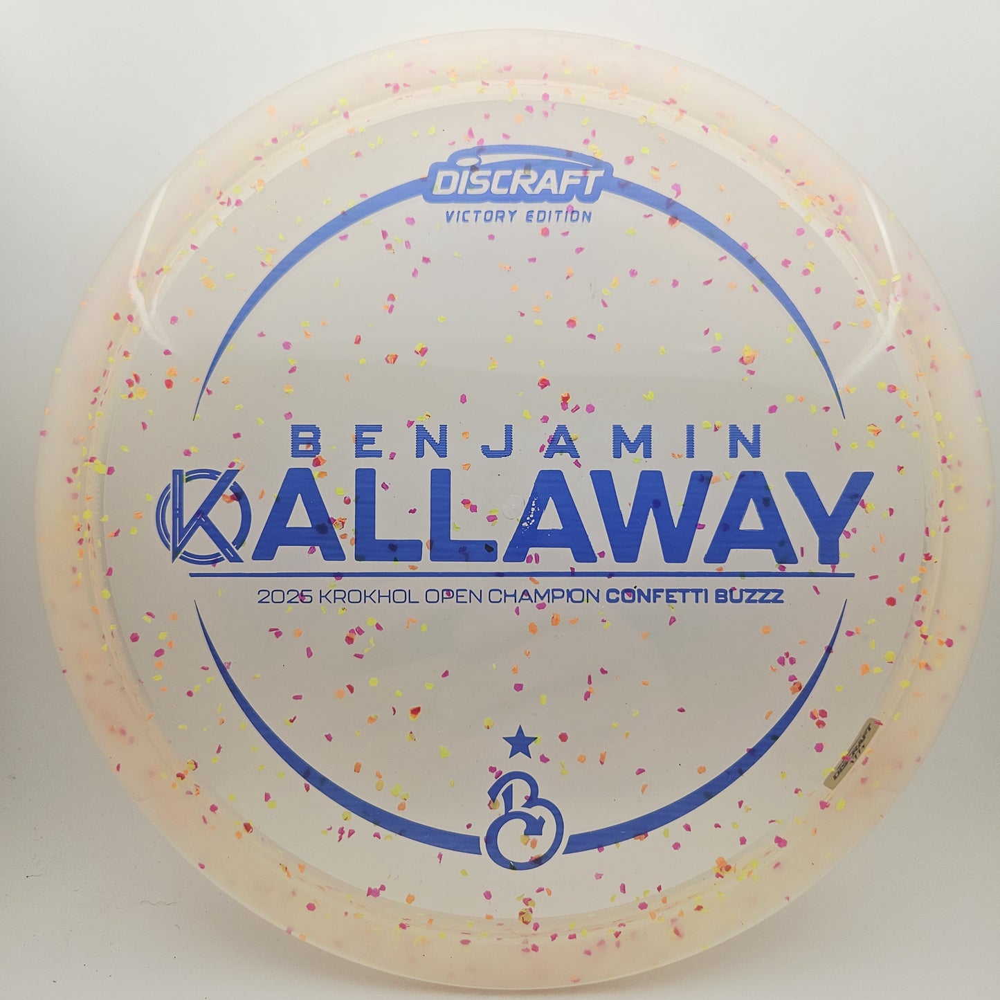 #14469 177+g Peach, Ben Callaway Krokhol Open Champion Z Confetti Buzzz