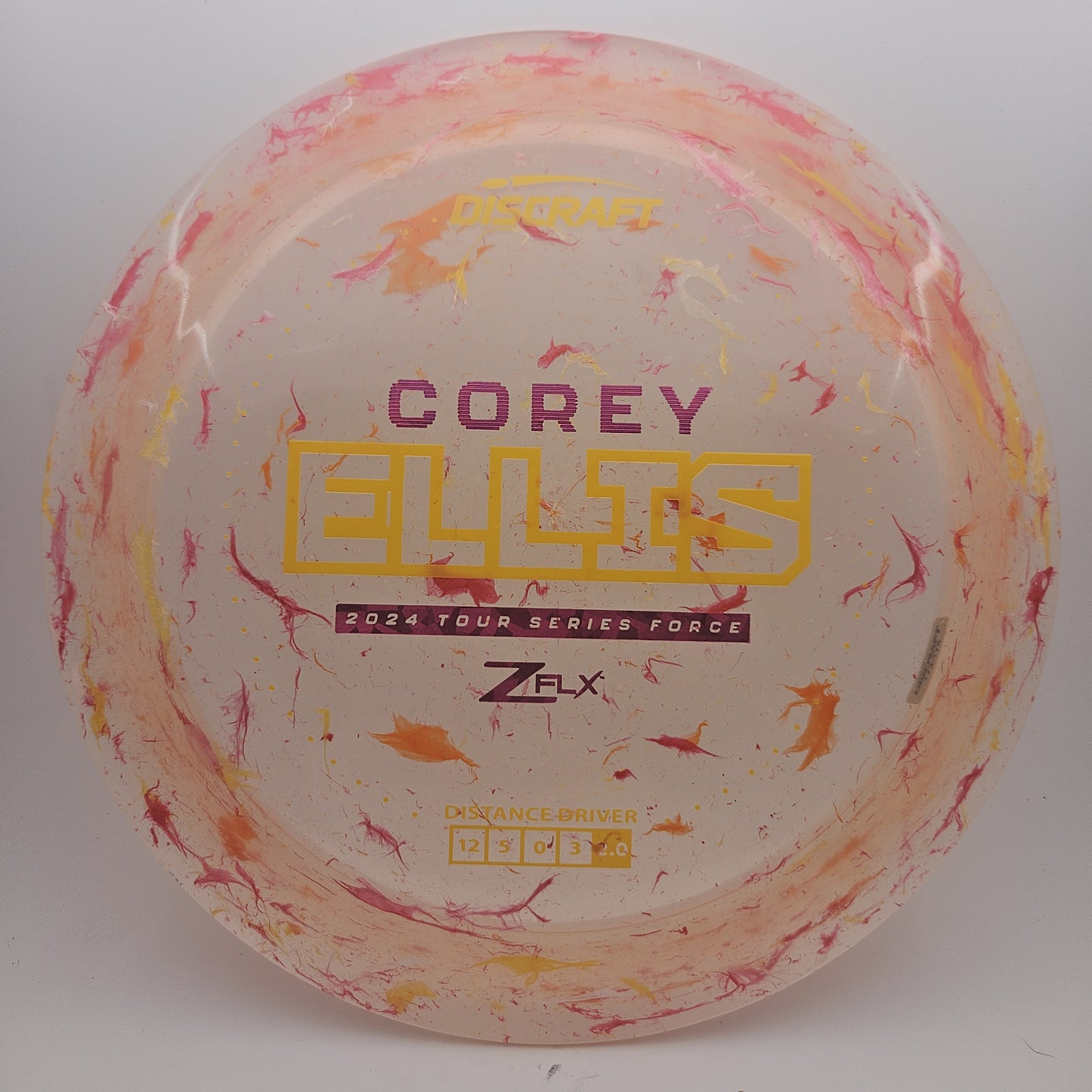 #7705 173-174g Peach, Corey Ellis Tour Series Jawbreaker Z Flx Force