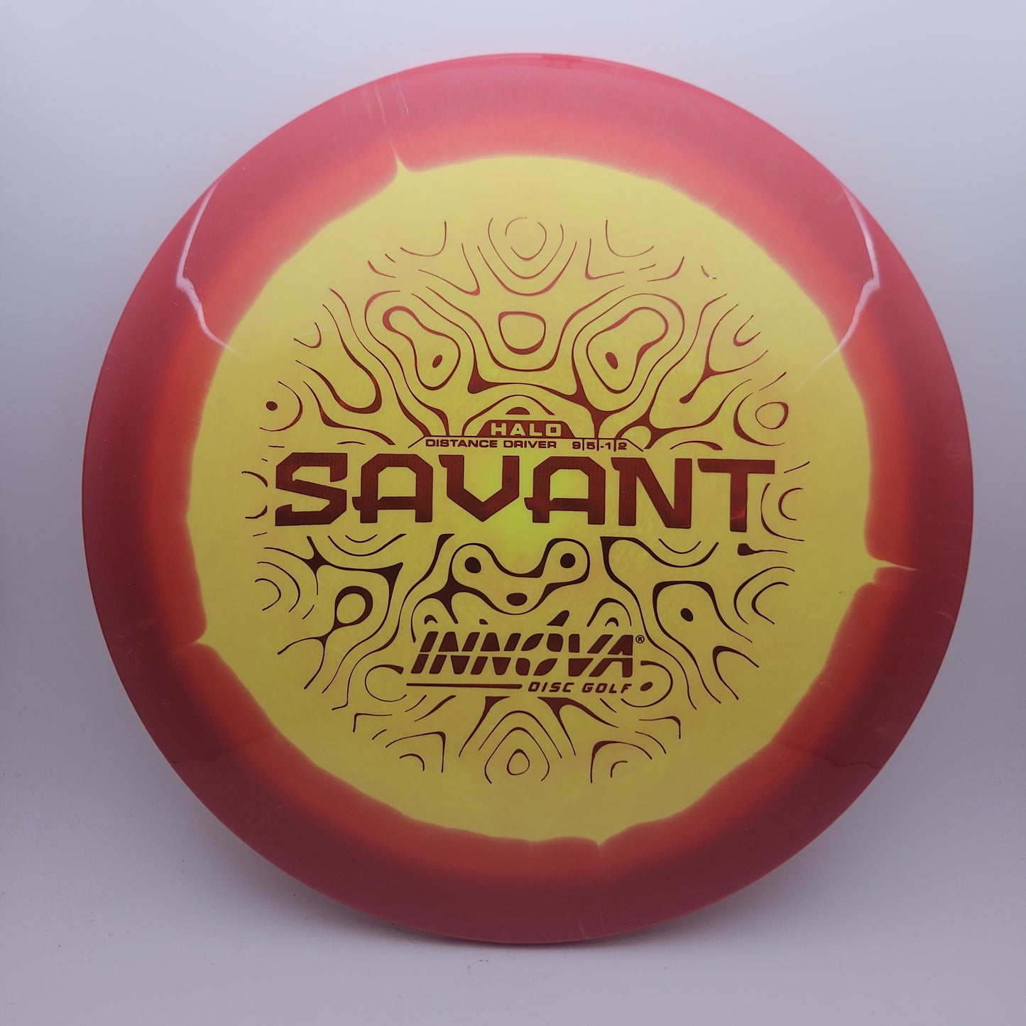 #11466 171g Yellow / Red Halo Star Savant