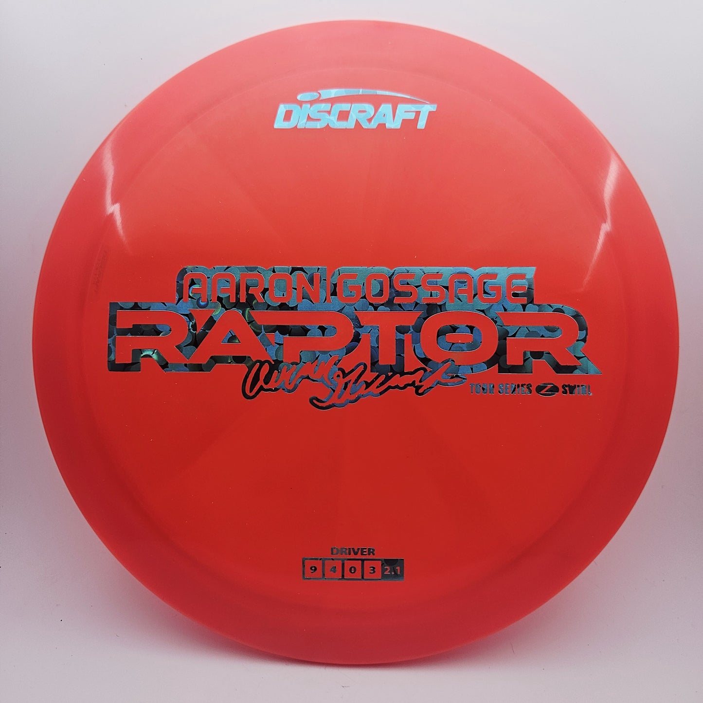 #12846 173-174g Red, Aaron Gossage Tour Series 2025 Z Swirl Raptor