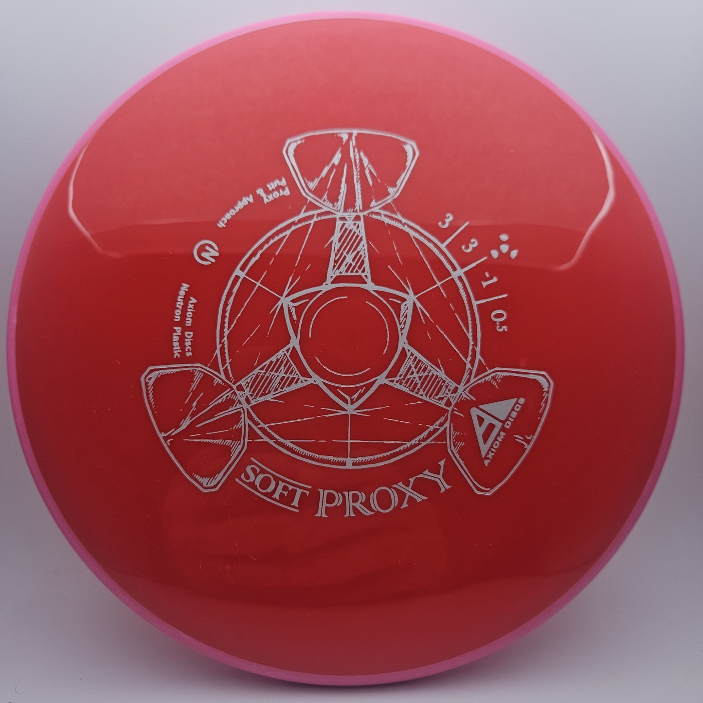 #8457 173g Red / Pink Neutron Soft Proxy