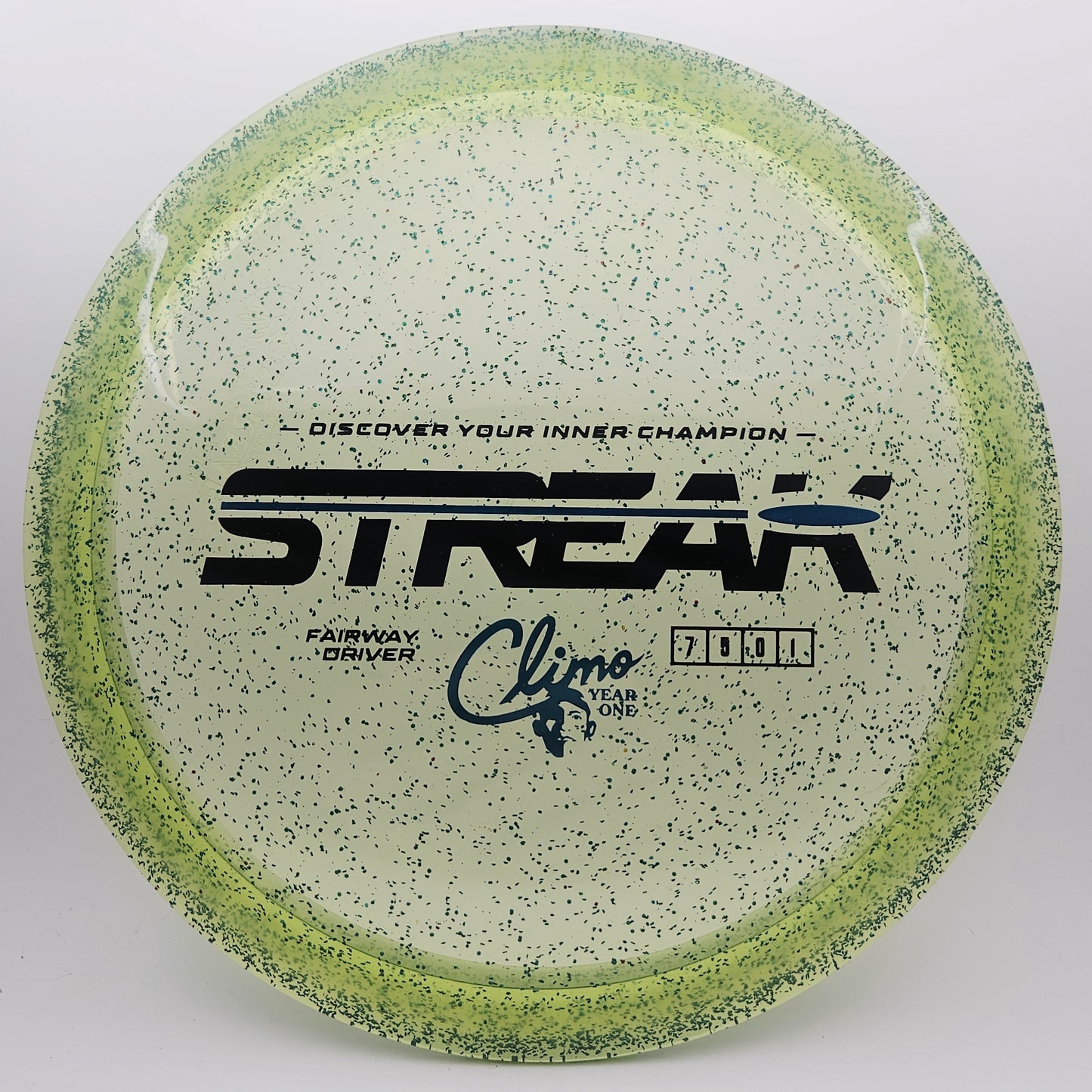 #17557 173g Green Victory Sparkle Streak