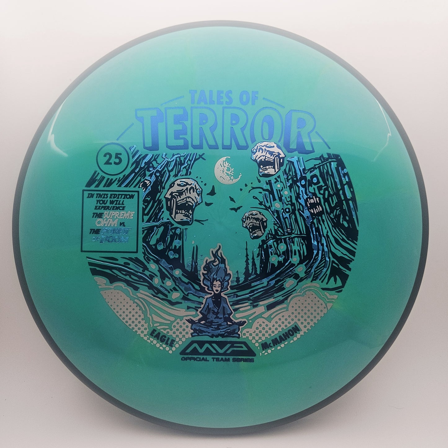 #15484 174g Teal, Tales of Terror - Halloween 2025 - Eagle McMahon Cosmic Neutron Ohm
