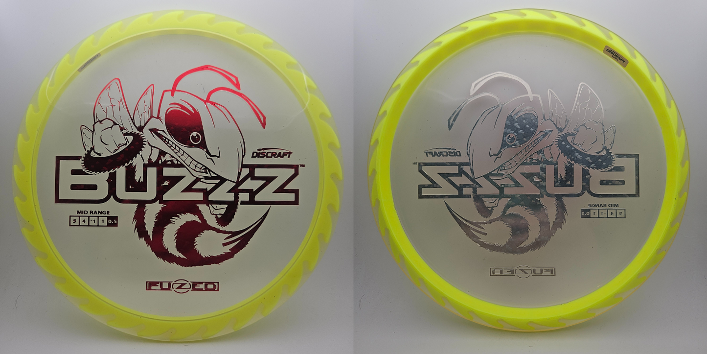 #11228 177+g Clear / Yellow, Red Shatter Foil, Buzzzsaw Fuzed Buzzz