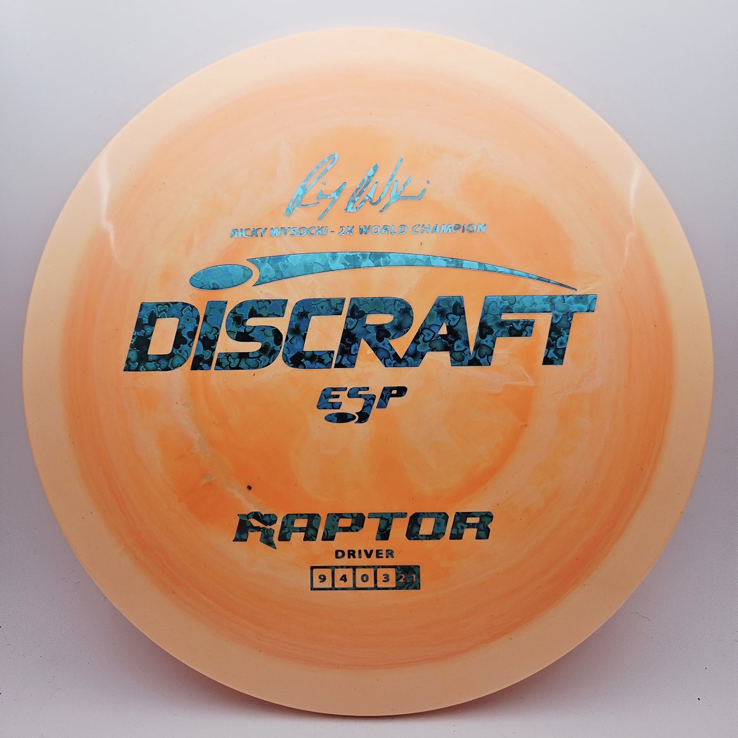 #13158 173-174g Orange, Ricky Wysocki Signature Series ESP Raptor