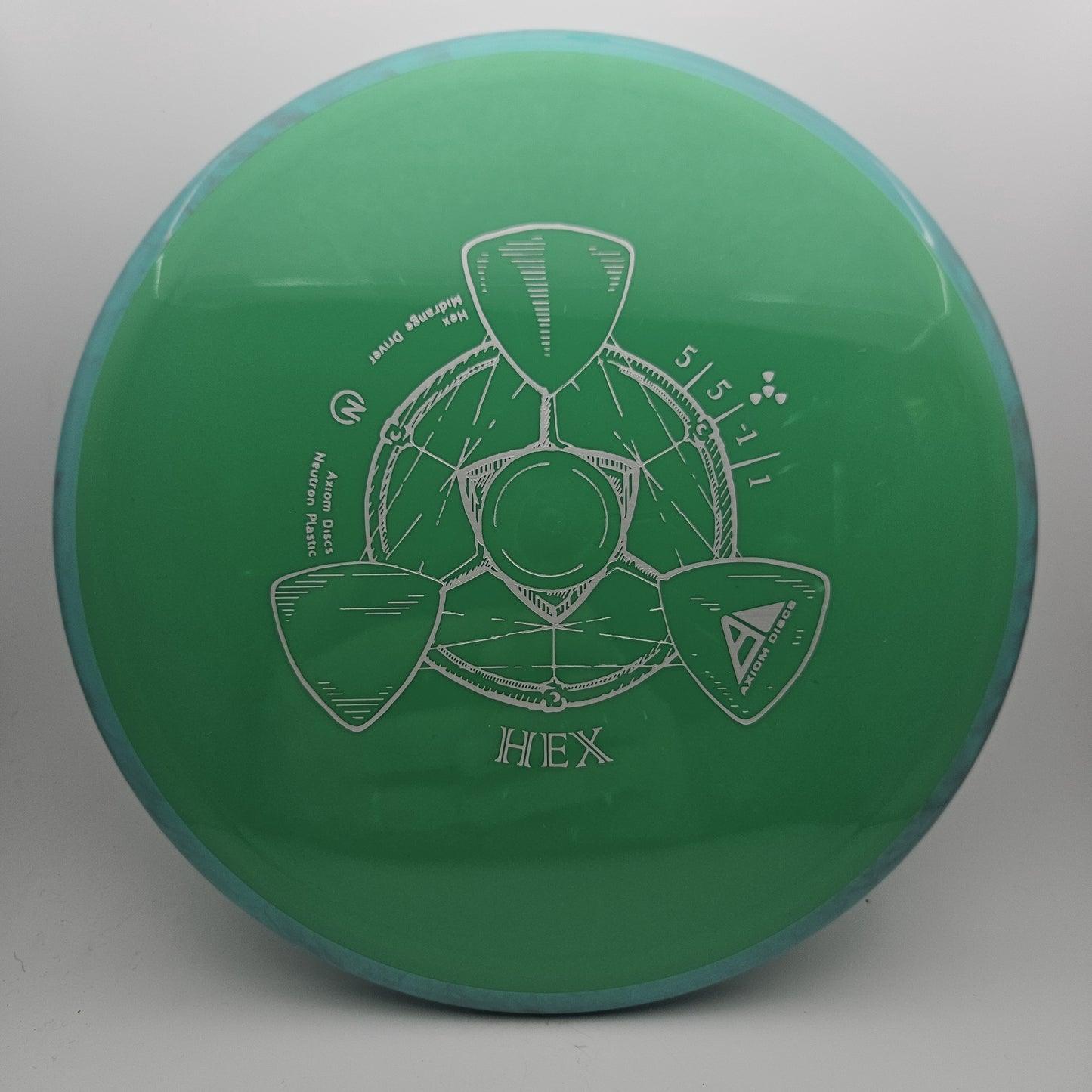 #9891 169g Green / Teal Neutron Hex