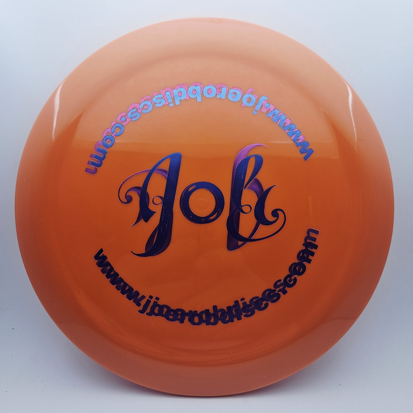 #14977 175g Orange, JRDG Misprint JRDG Neutron Turbulence - Misprint