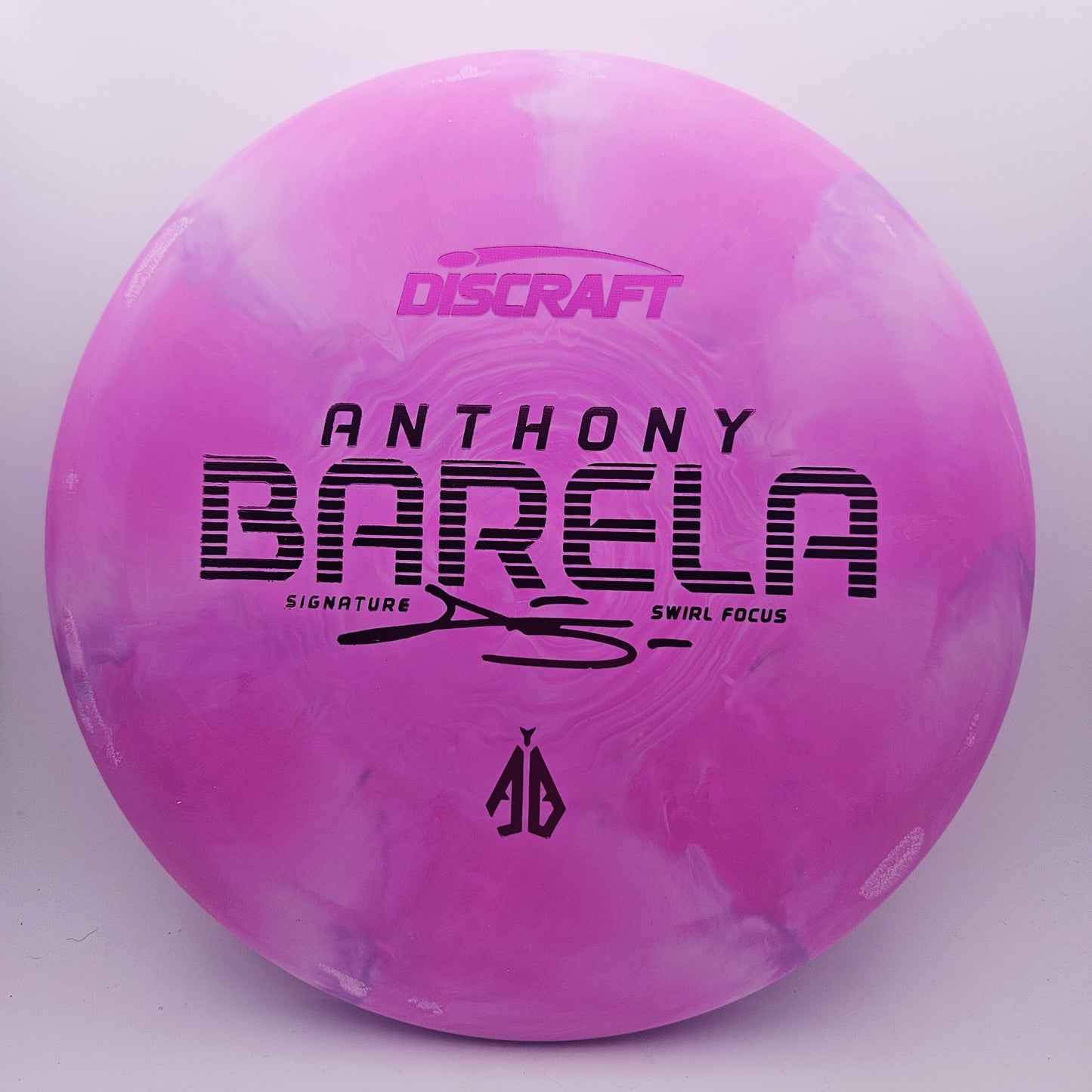 #16008 173-174g Pink, Anthony Barela Swirl CT Focus