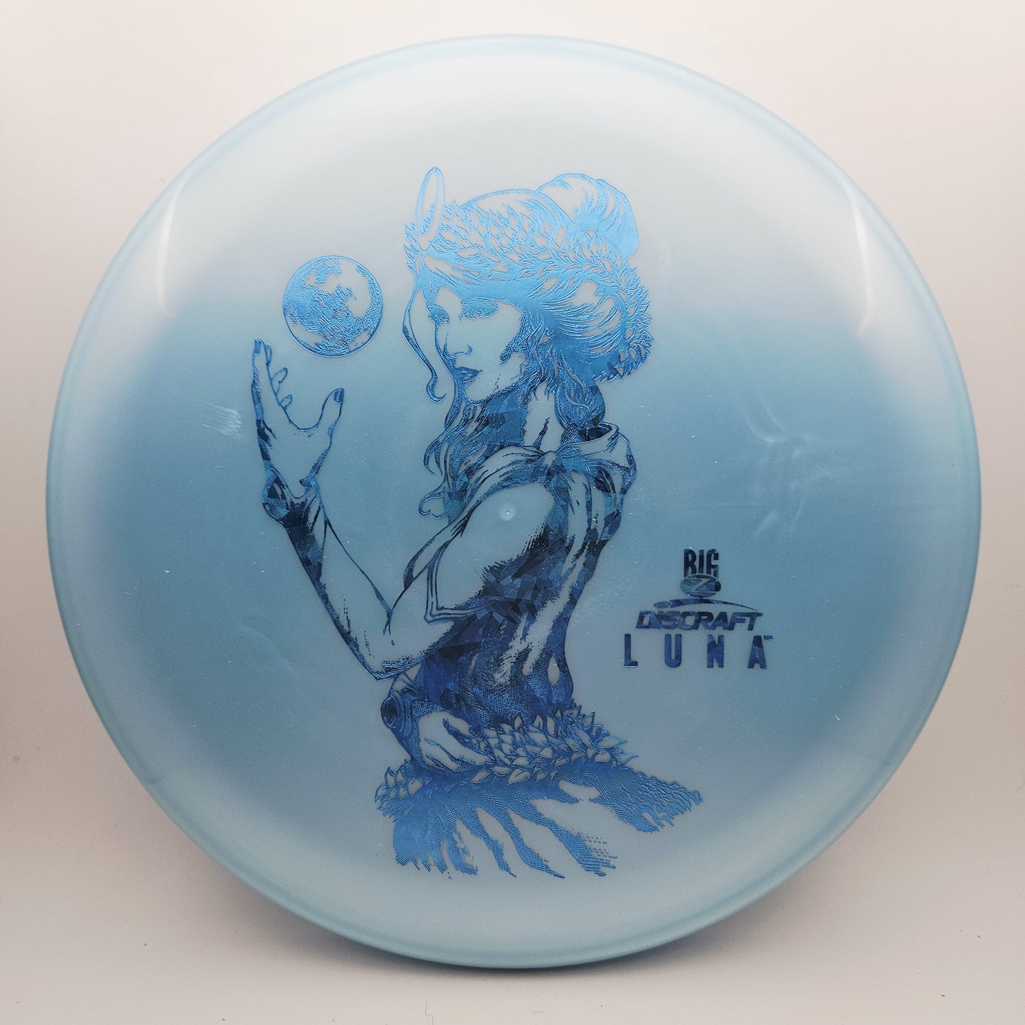 #13568 173-174g Blue Big Z Luna