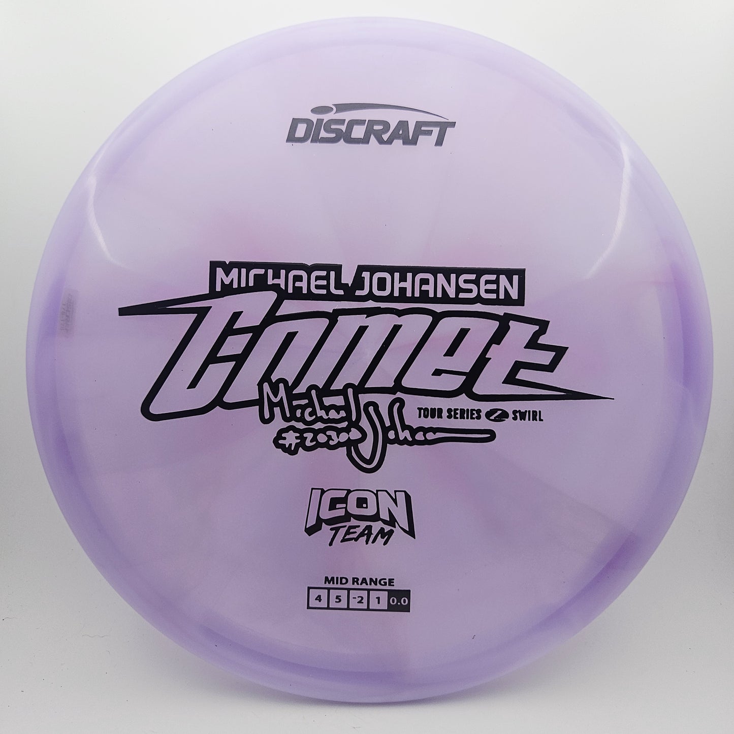 #14456 175-176g Purple, Michael Johansen Icon Series Z Swirl Comet
