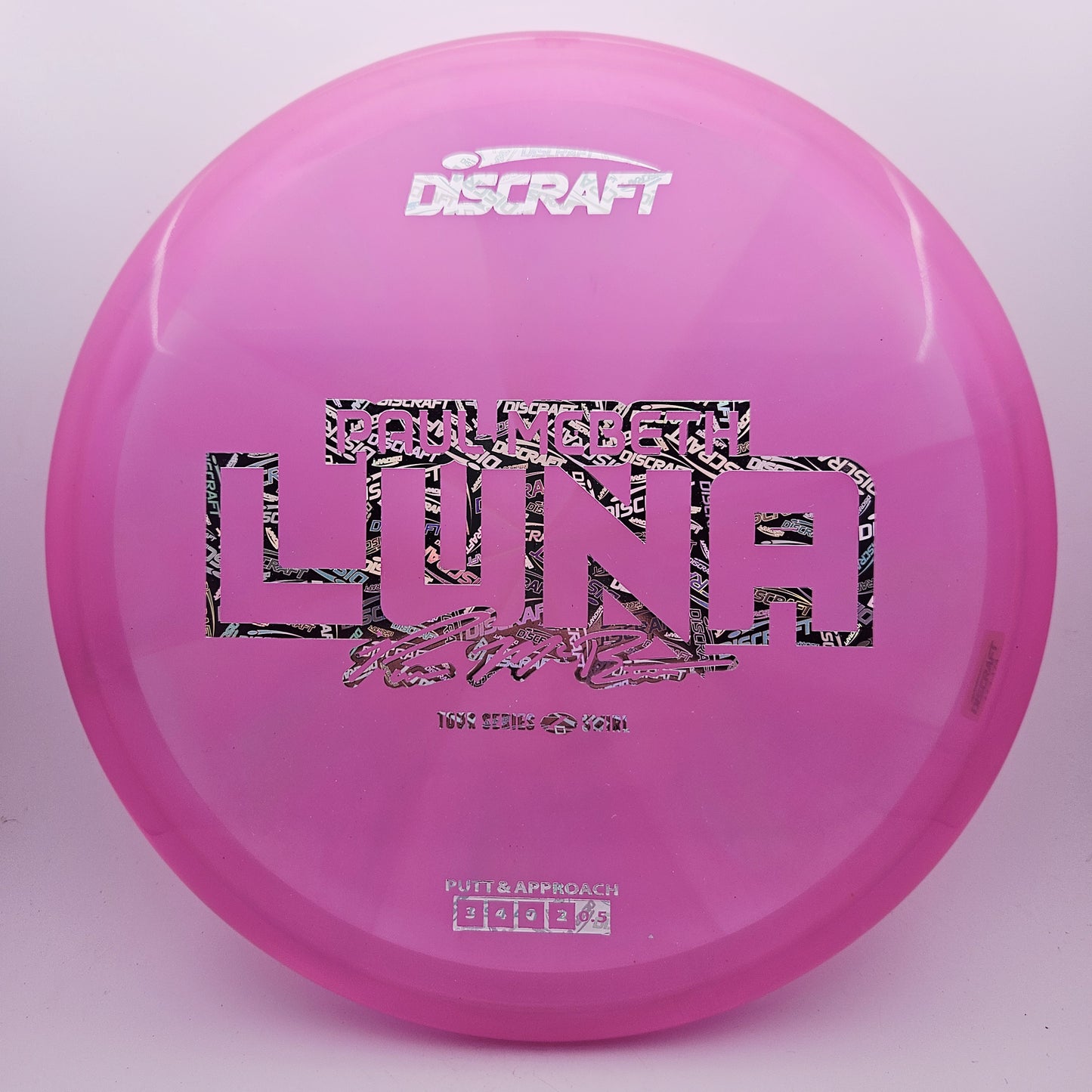 #13555 173-174g Pink, Paul Mcbeth Tour Series 2025 Z Swirl Luna