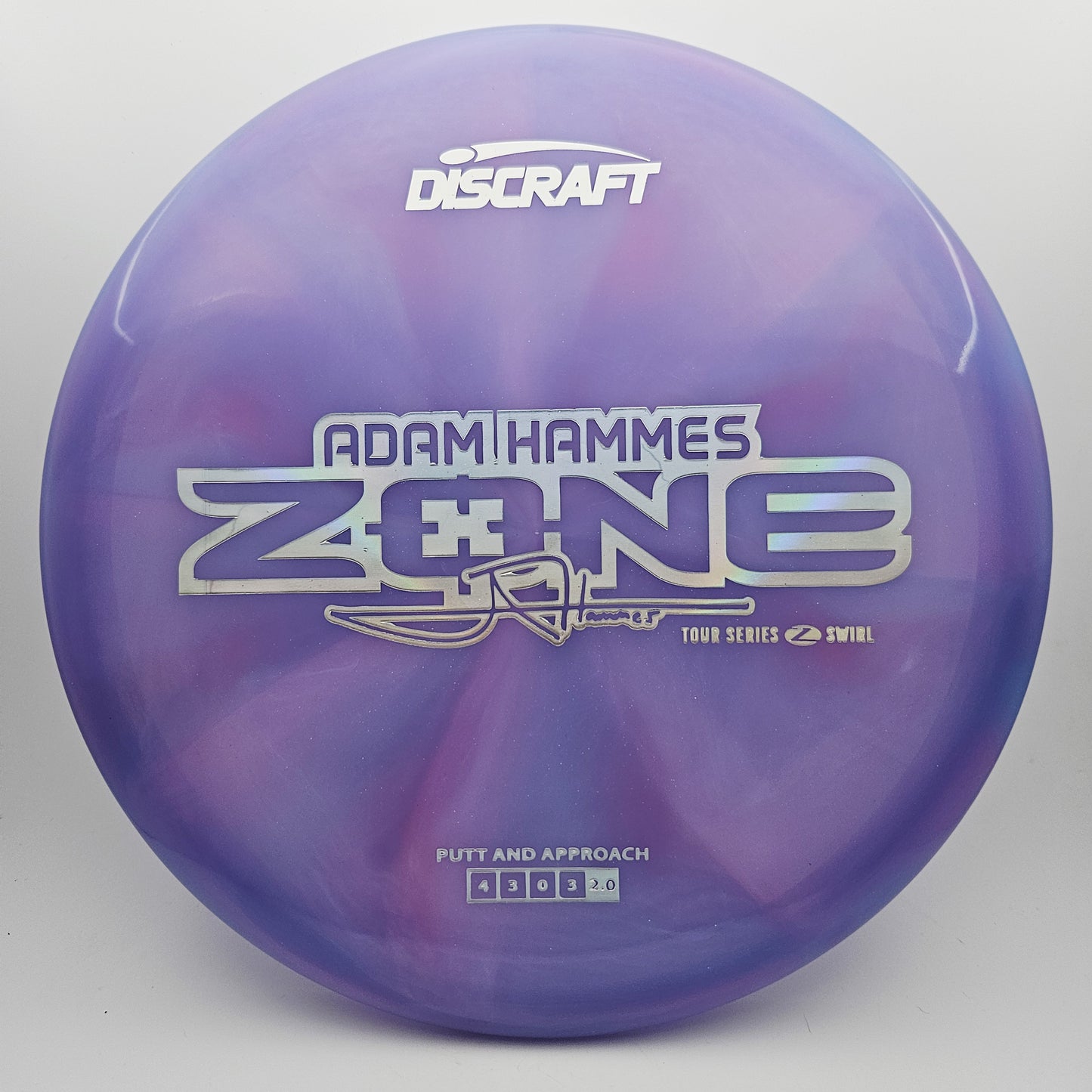#12819 173-174g Purple, Adam Hammes Tour Series 2025 Z Swirl Zone