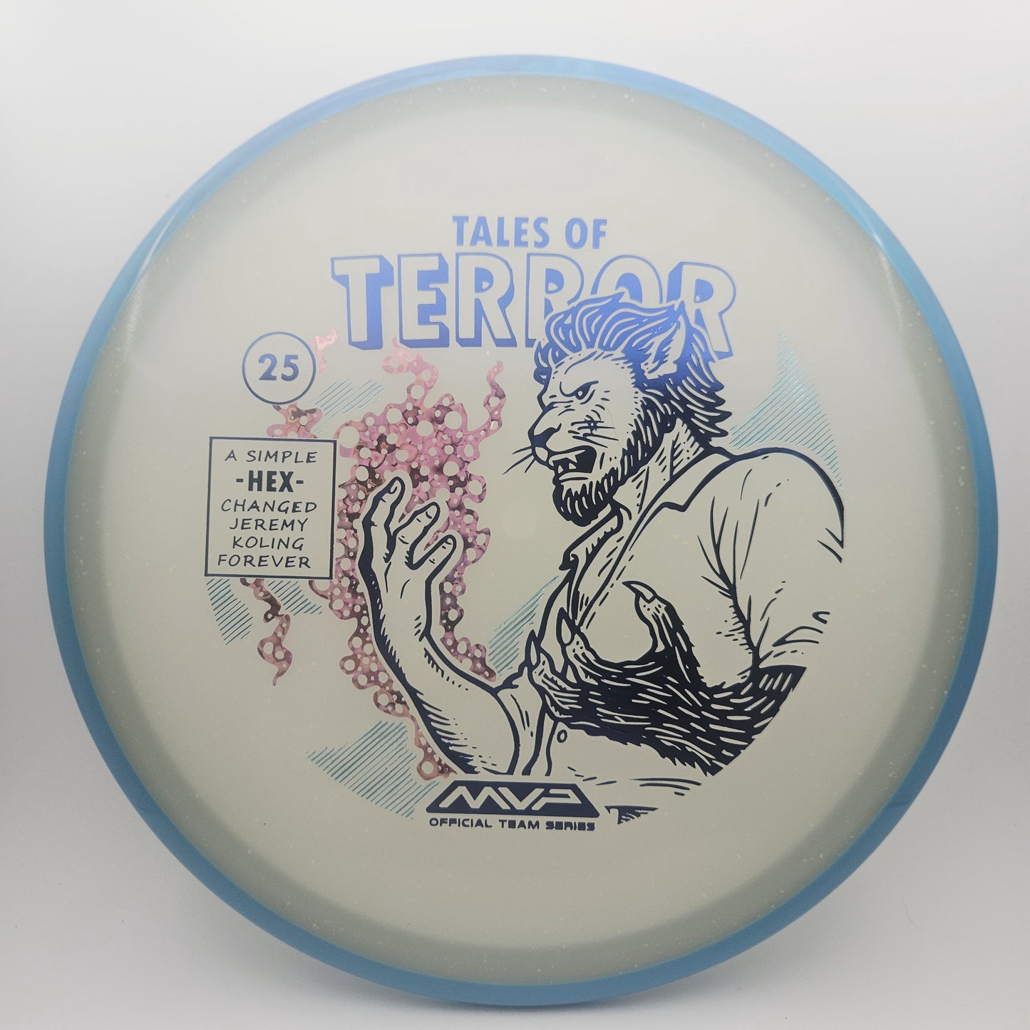 #15502 176g Blue / Blue Glow, Tales of Terror - Halloween 2025 - Jeremy Koling Particle Eclipse Hex